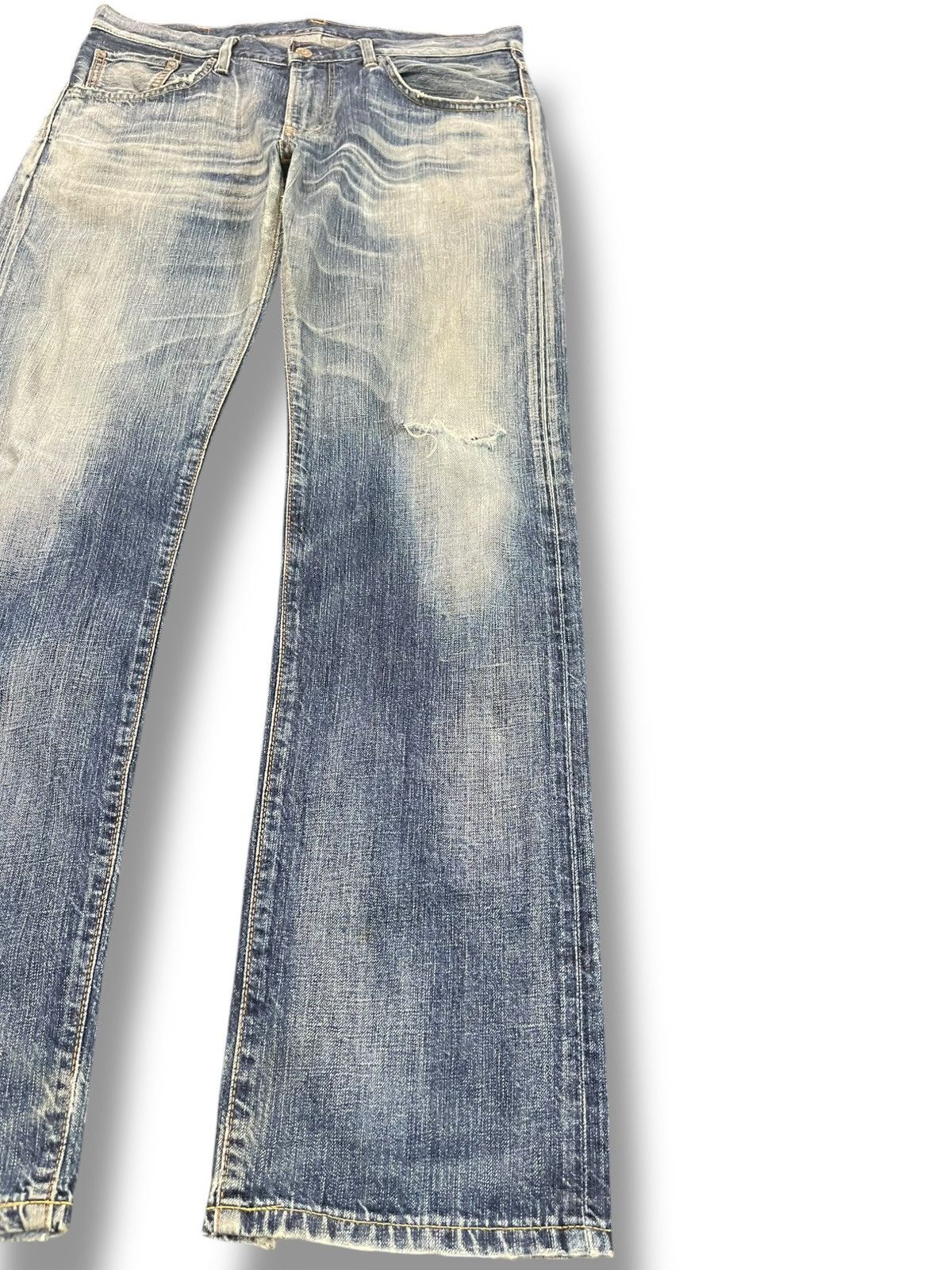Edwin × Hysteric Glamour Vintage Edwin 503 Rebel Vintage Grunge Distressed Denim Size US 34 / EU 50 - 4 Thumbnail