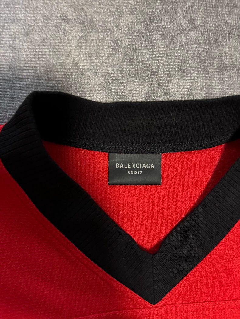 Balenciaga Balenciaga Double-ring football 25th short sleeve Size US XL / EU 56 / 4 - 3 Thumbnail