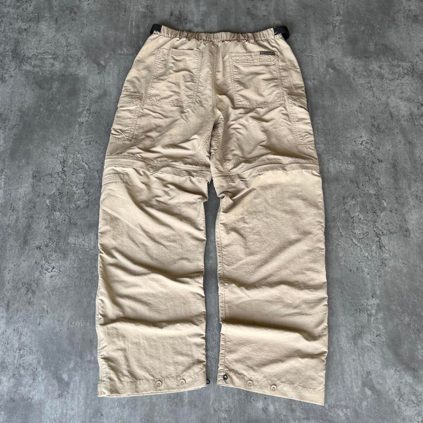 Carhartt × Royal Robbins × Vintage Crazy Y2K Baggy Carhartt Style Cargo Skater Grunge Pants Size US 32 / EU 48 - 2 Thumbnail