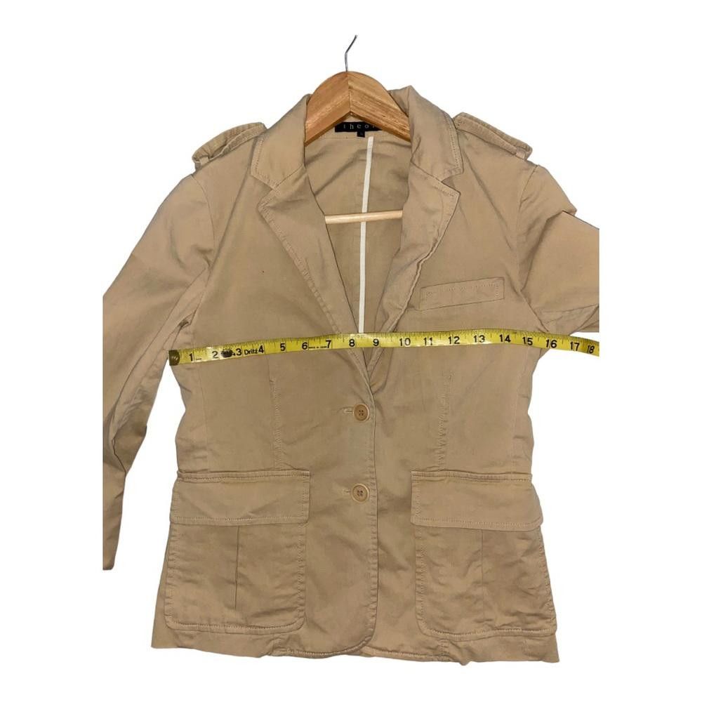 Theory Theory l Camel Cargo Blazer Jacket Size 6 Size M / US 6-8 / IT 42-44 - 4 Thumbnail