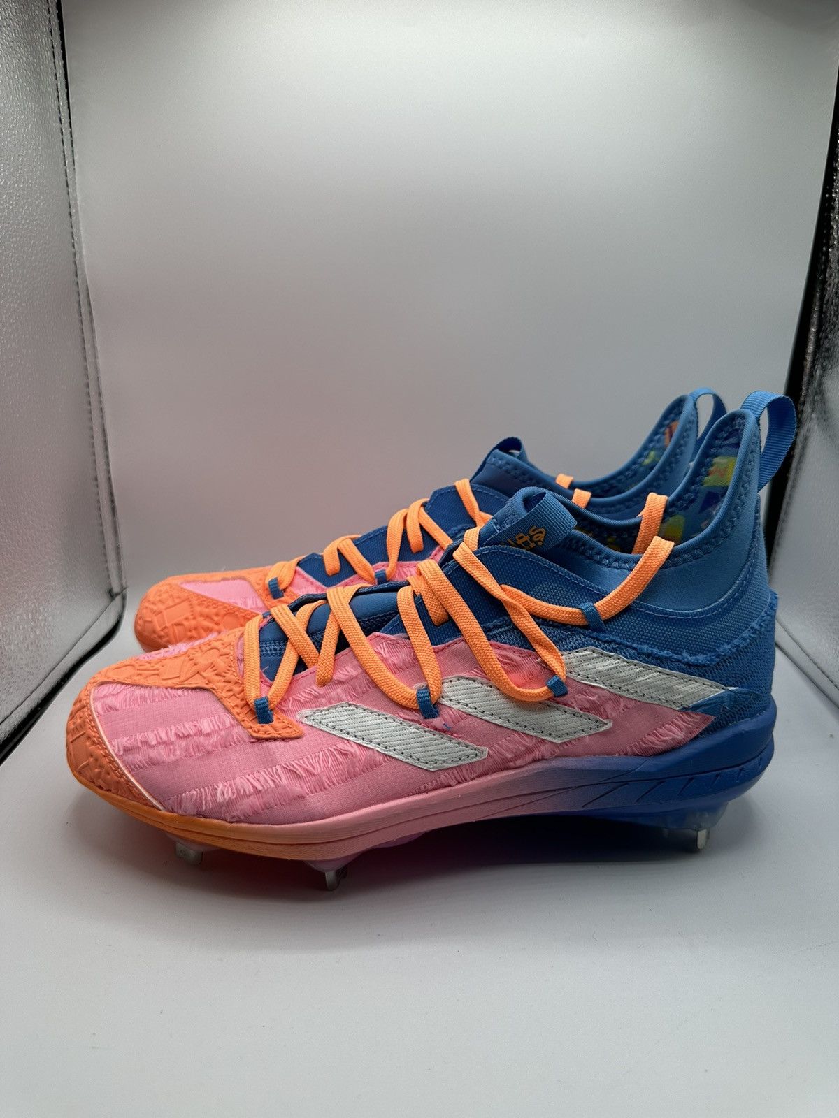 image of Adidas Adizero Afterburner 9 Nwv “Hispanic Heritage” Shoes in White, Men's (Size 7)