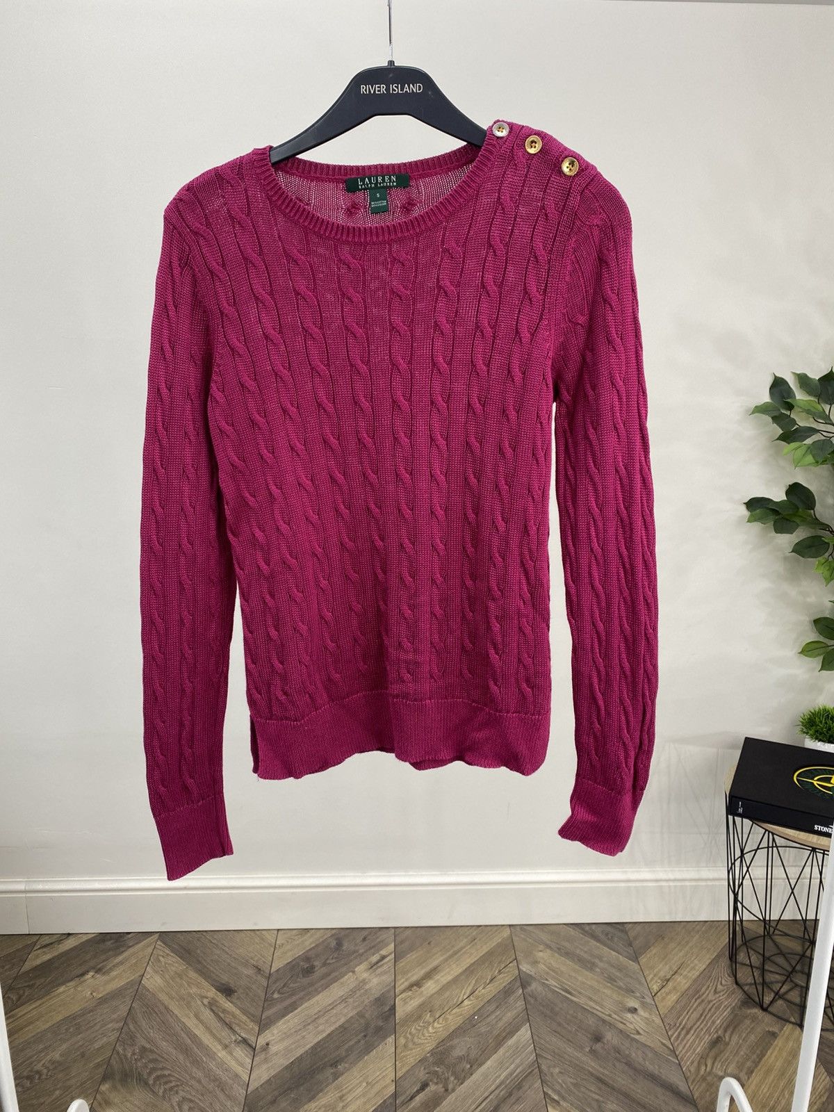 Ralph Lauren Vintage Ralph Lauren Green Label women’s cable knit sweater Size S / US 4 / IT 40 - 2 Thumbnail