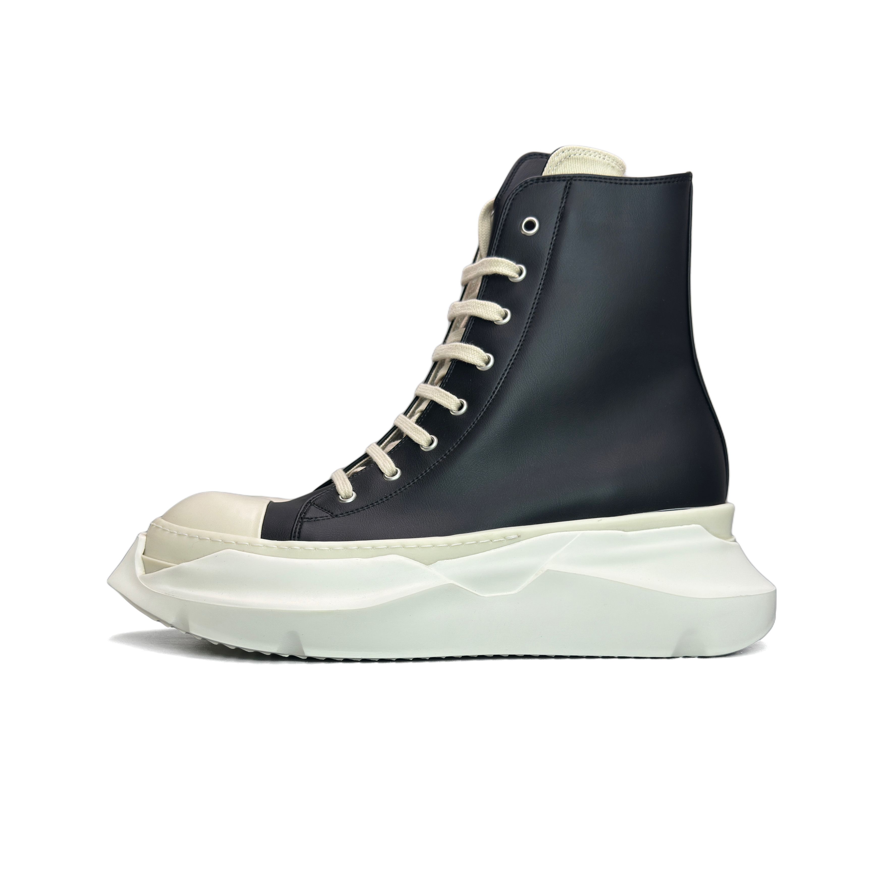 Rick Owens Drkshdw Rick Owens DRKSHDW Abstract High Top Sneakers Size 11 Size US 11 / EU 44 - 1 Thumbnail