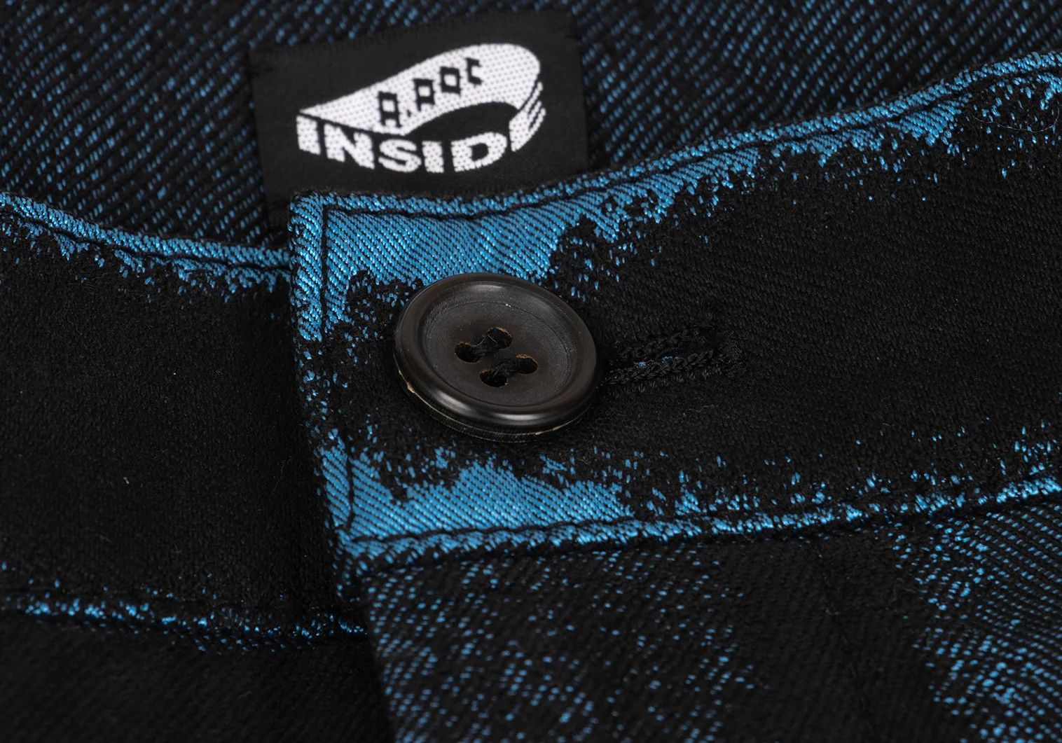 Issey Miyake A-POC INSIDE Trim Fade Design Pants in Black and Blue Size US 36 / EU 52 - 5 Thumbnail