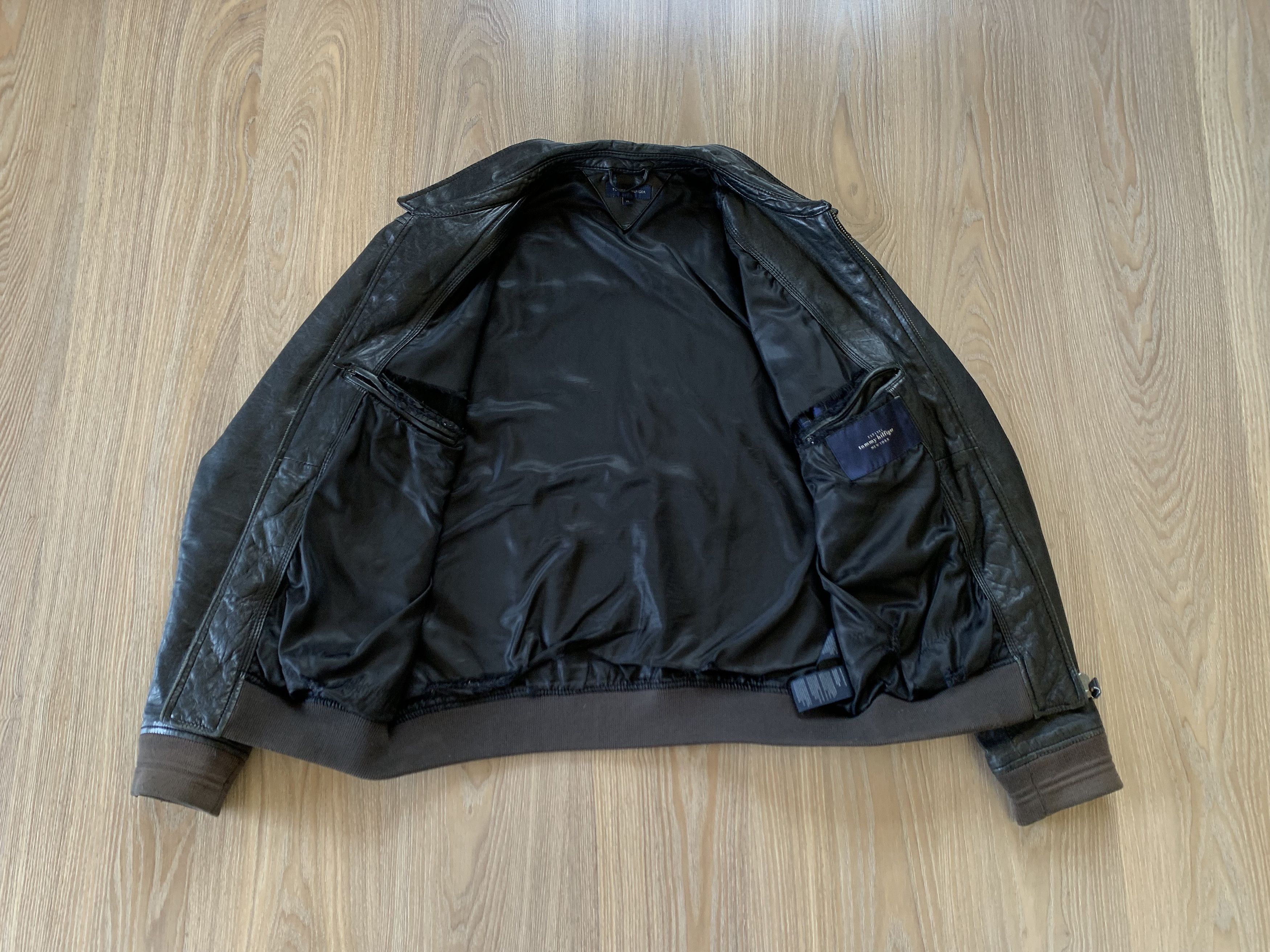 Tommy Hilfiger × Vintage Tommy Hilfiger Vintage Leather Jacket Size US M / EU 48-50 / 2 - 5 Thumbnail