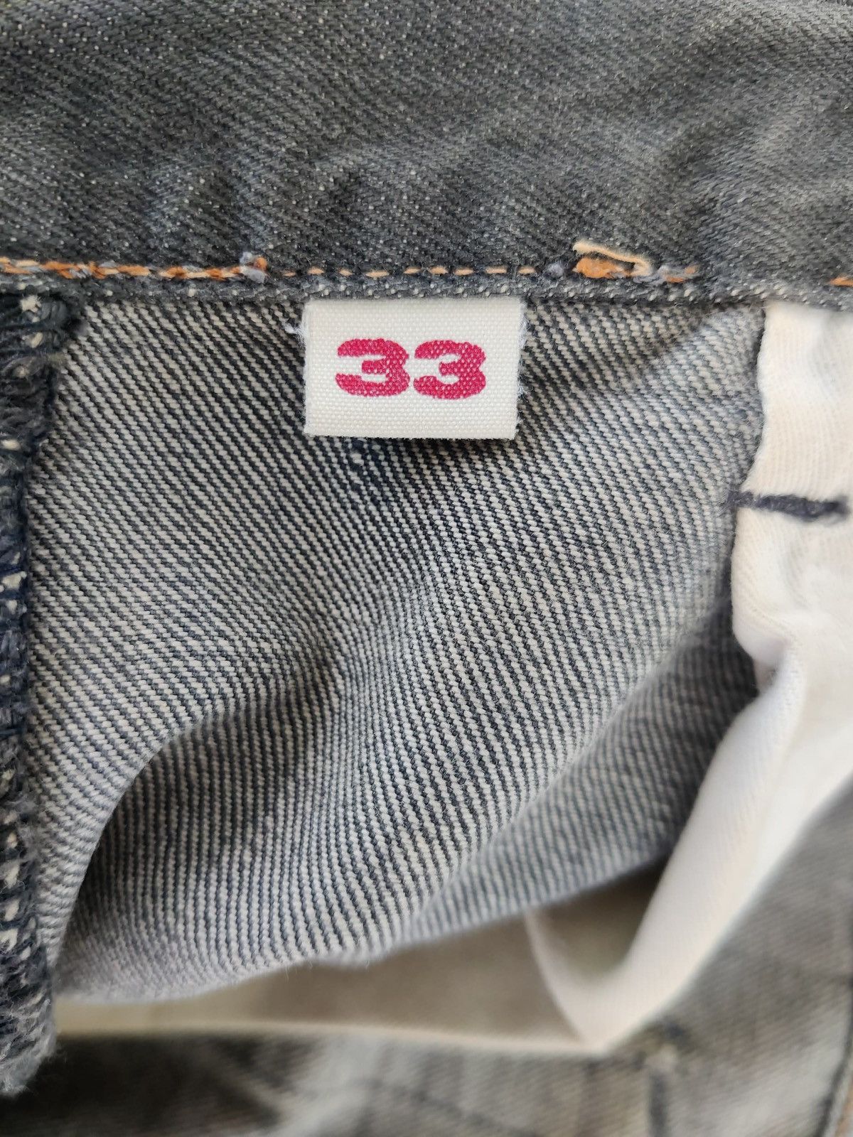 HOLLYWOOD RANCH MARKET Vintage Selvedge Hr Market Custom Patchwork Denim Jeans Size US 31 - 12 Thumbnail
