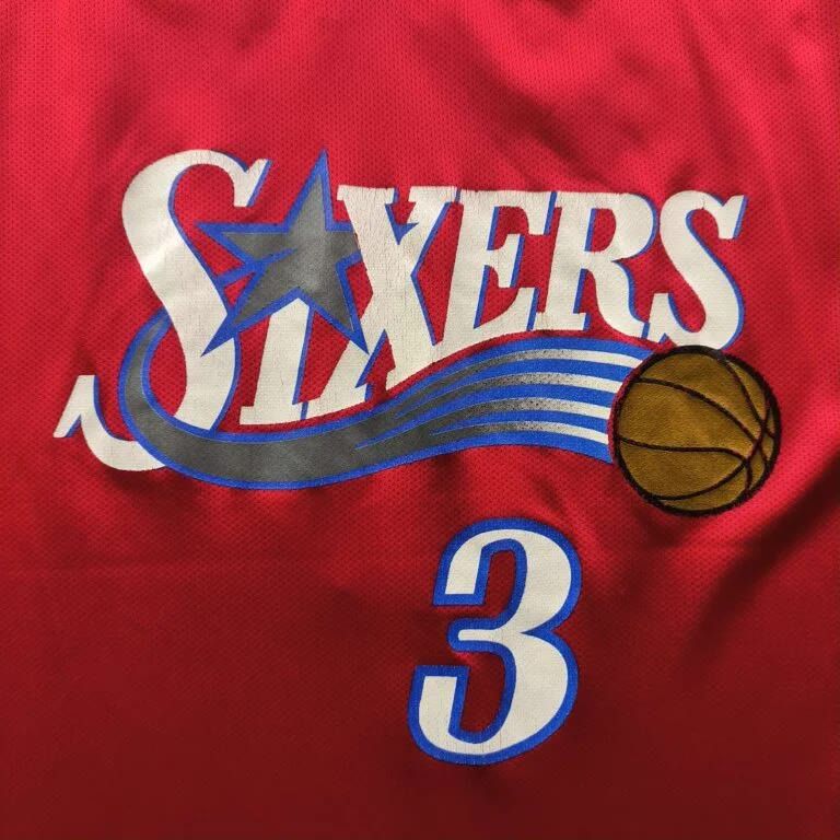 Champion Philadelphia 76ers Iverson Champion alternate NBA jersey 48 Size US XL / EU 56 / 4 - 4 Thumbnail