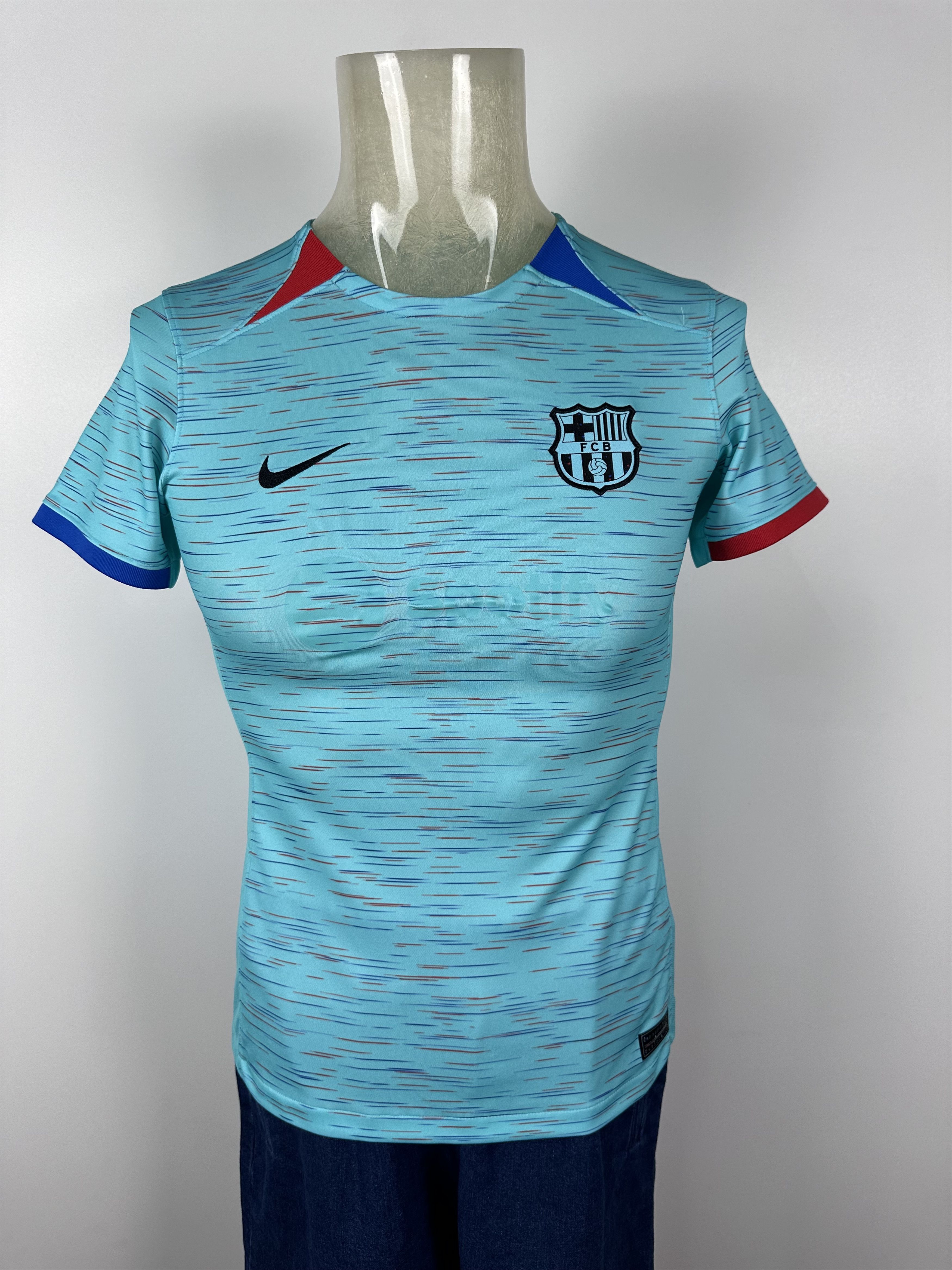 Nike Barcelona 2024 2025 Womens Football Shirt Soccer Jersey Nike Size S / US 4 / IT 40 - 1 Thumbnail