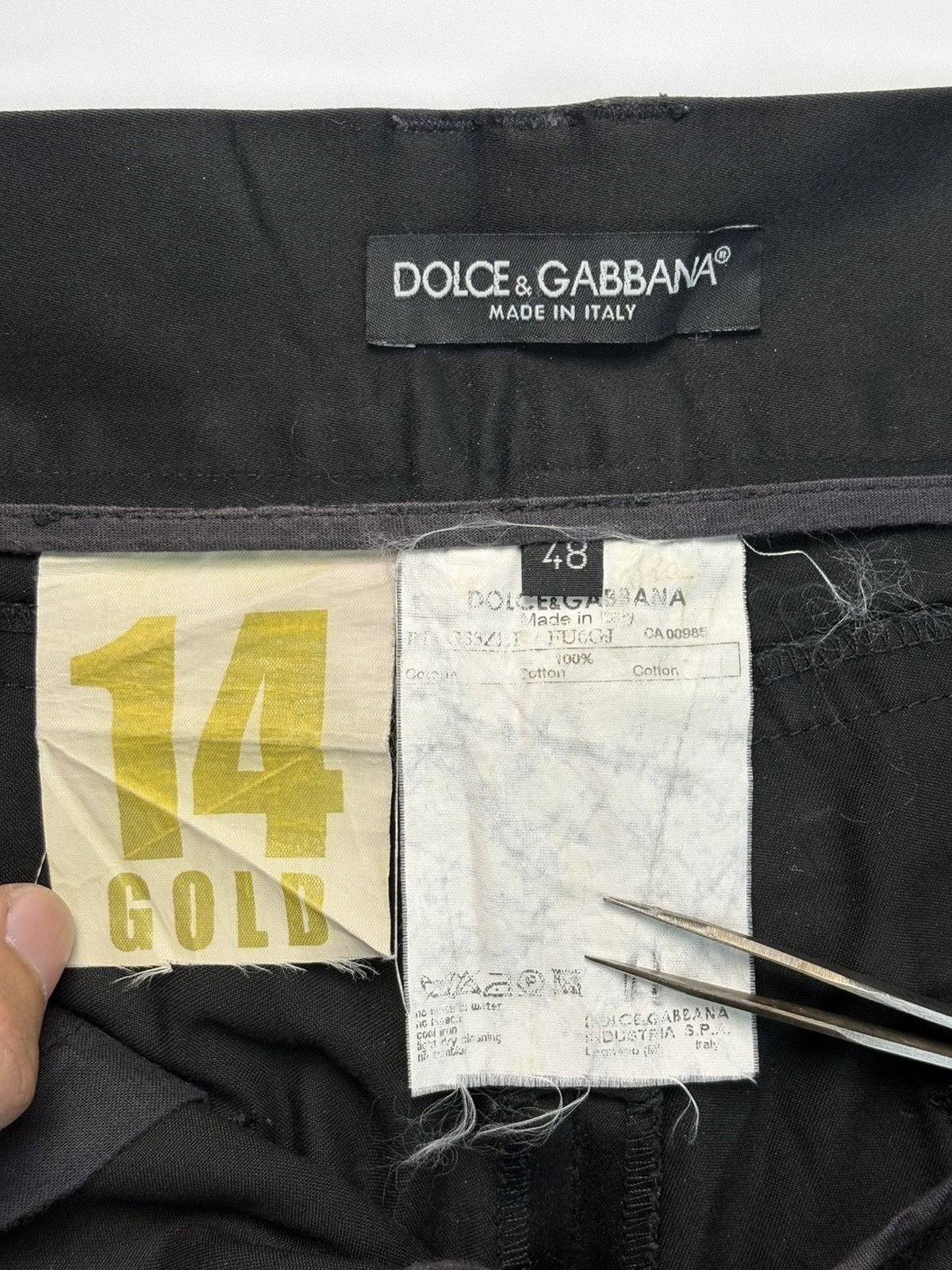 Dolce & Gabbana Multi Pocket Biker Moto Pant Size US 34 / EU 50 - 7 Thumbnail