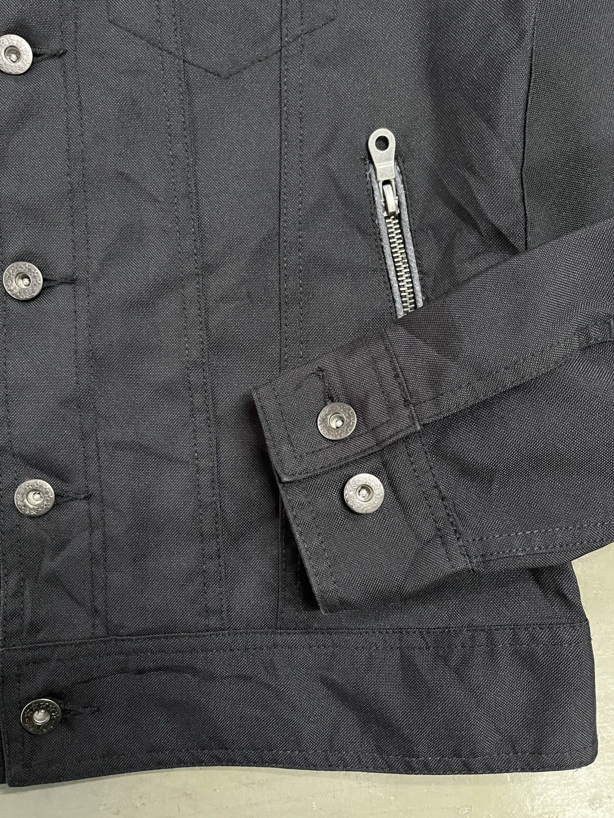 If Six Was Nine Crazy Devil Boxy Trucker Embroidered Trucker Riding Jacket Size US S / EU 44-46 / 1 - 8 Thumbnail