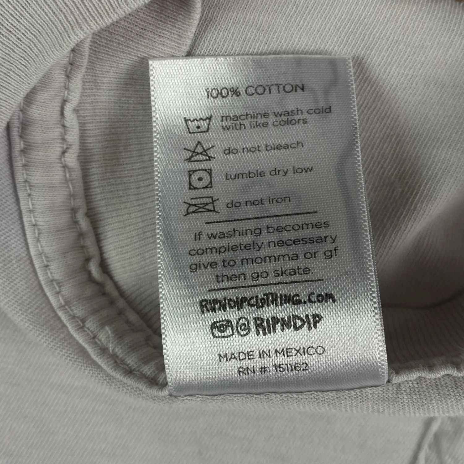 RIPNDIP Mens T-Shirt Ripndip Size S Size US S / EU 44-46 / 1 - 8 Thumbnail