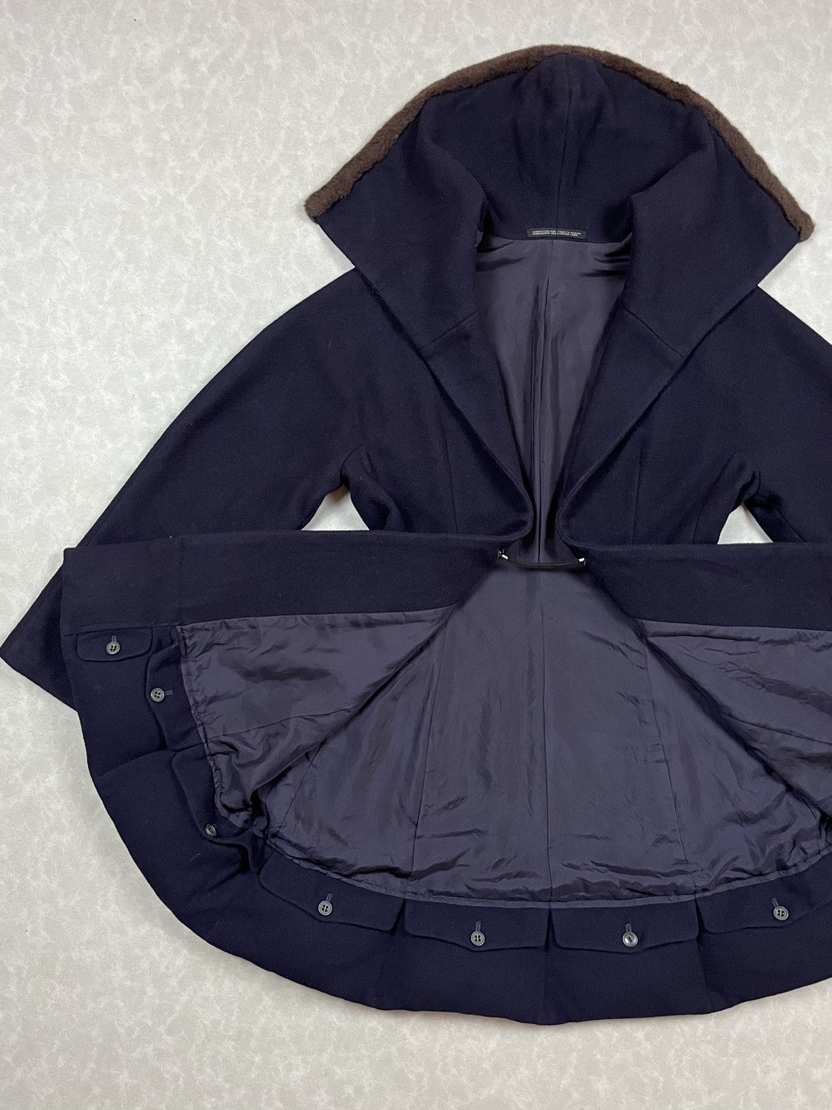 Yohji Yamamoto 90s Yohji yamamoto multi pocket wool jacket Size US M / EU 48-50 / 2 - 2 Thumbnail