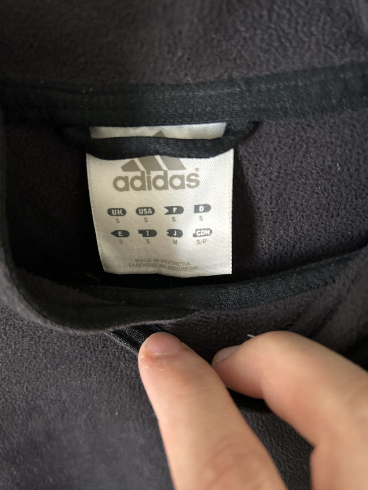 Adidas Vintage Adidas Fleece Hoodie Size US S / EU 44-46 / 1 - 3 Thumbnail