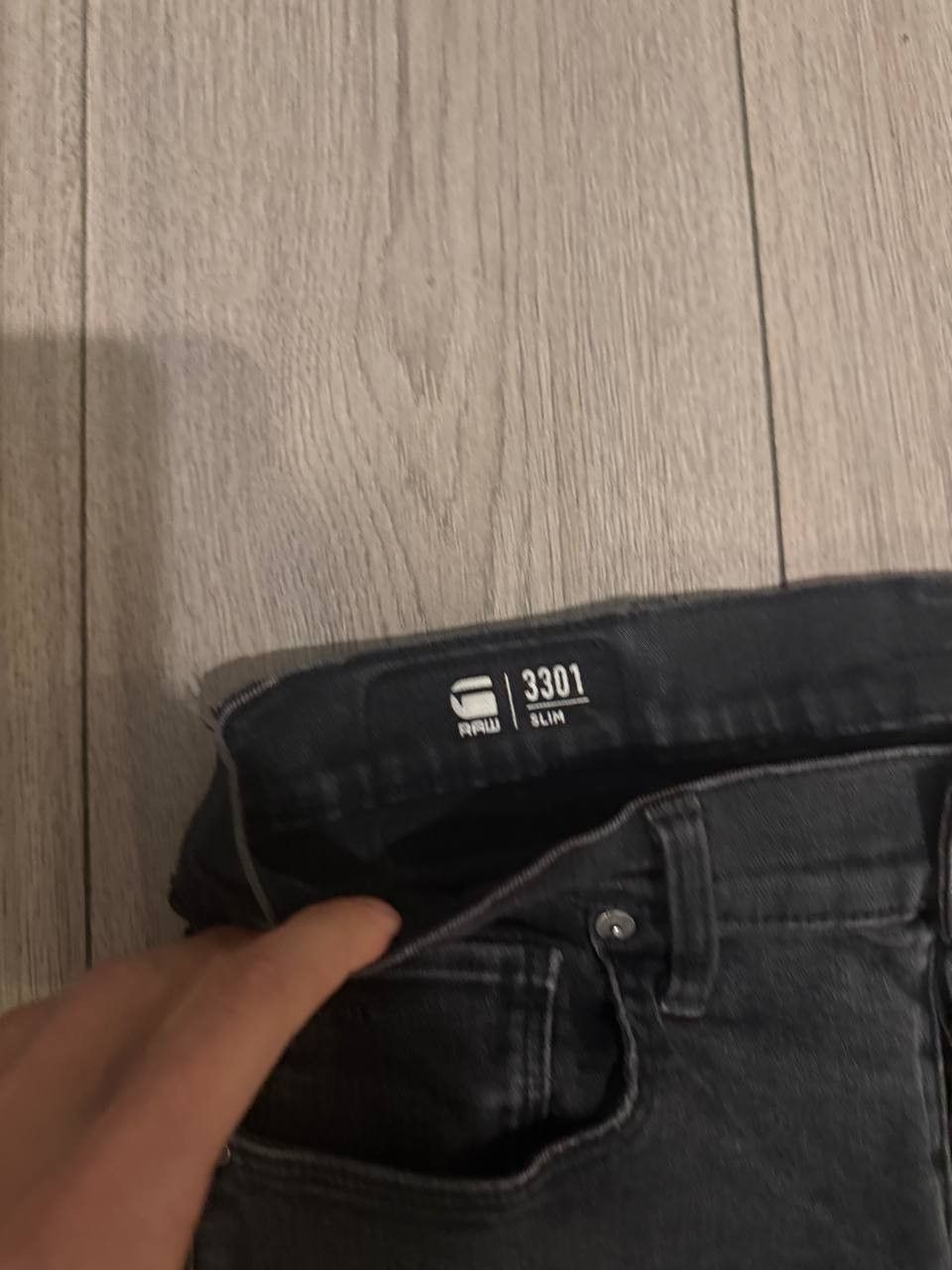 G-Star G-star 3301 jeans W32 L32 slim black mens Size US 32 / EU 48 - 4 Thumbnail