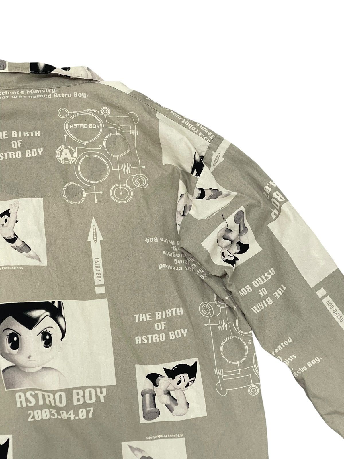 Comme des Garcons × Stussy Vtg Y2K Astro Boy Cam Shirt 3 Quarter 7🟩2 Size US M / EU 48-50 / 2 - 14 Thumbnail