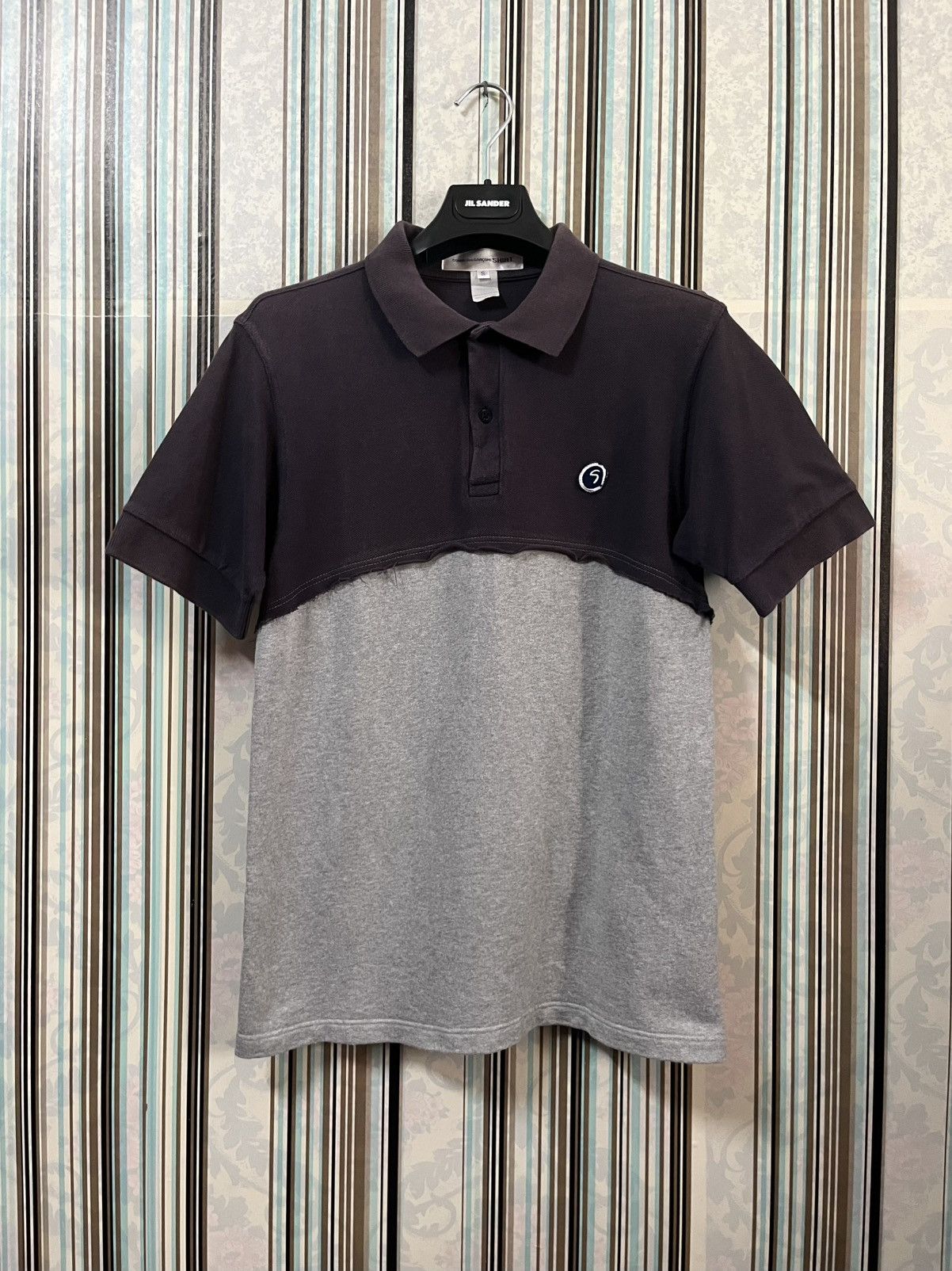 Comme des Garcons SHIRT 1990s CDG cut & sew two tone patches #F3 Size US S / EU 44-46 / 1 - 1 Thumbnail
