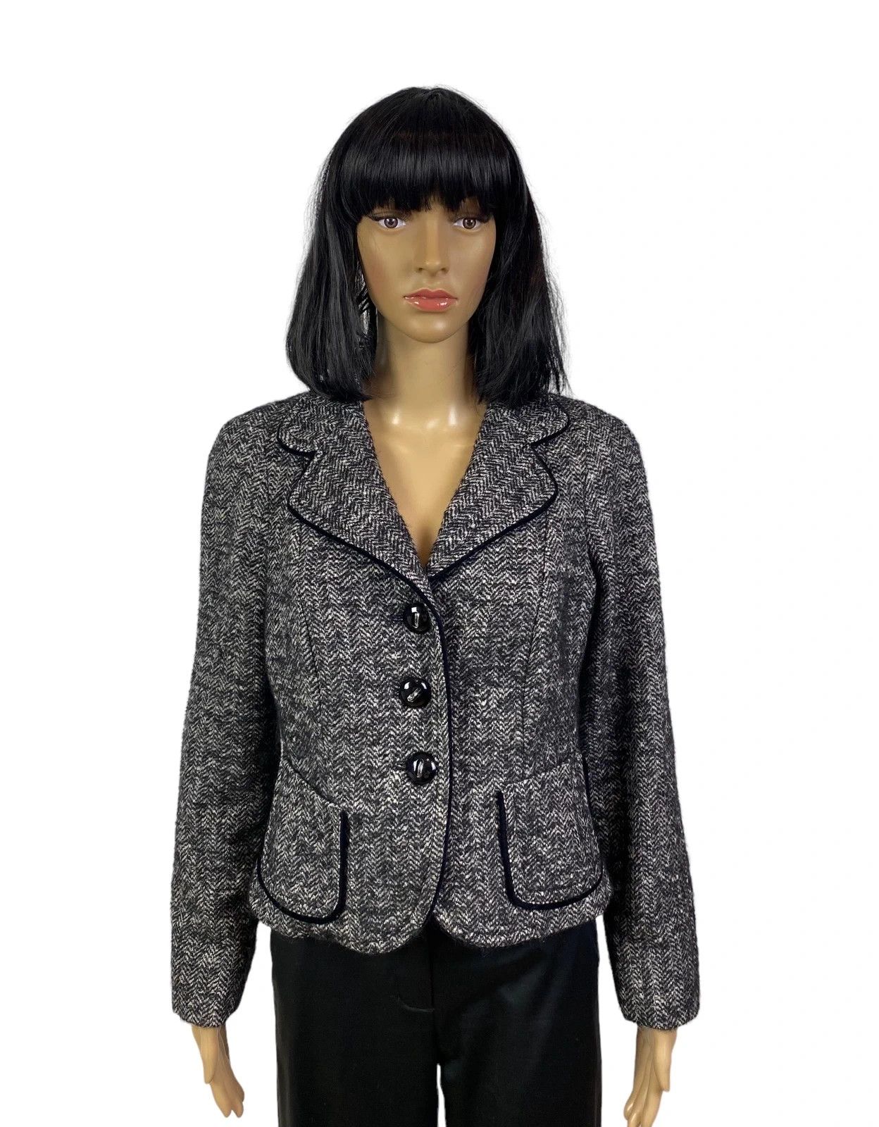 Max Mara Max Mara Wool Alpaca Blazer size GB10 US8 Size M / US 6-8 / IT 42-44 - 1 Thumbnail