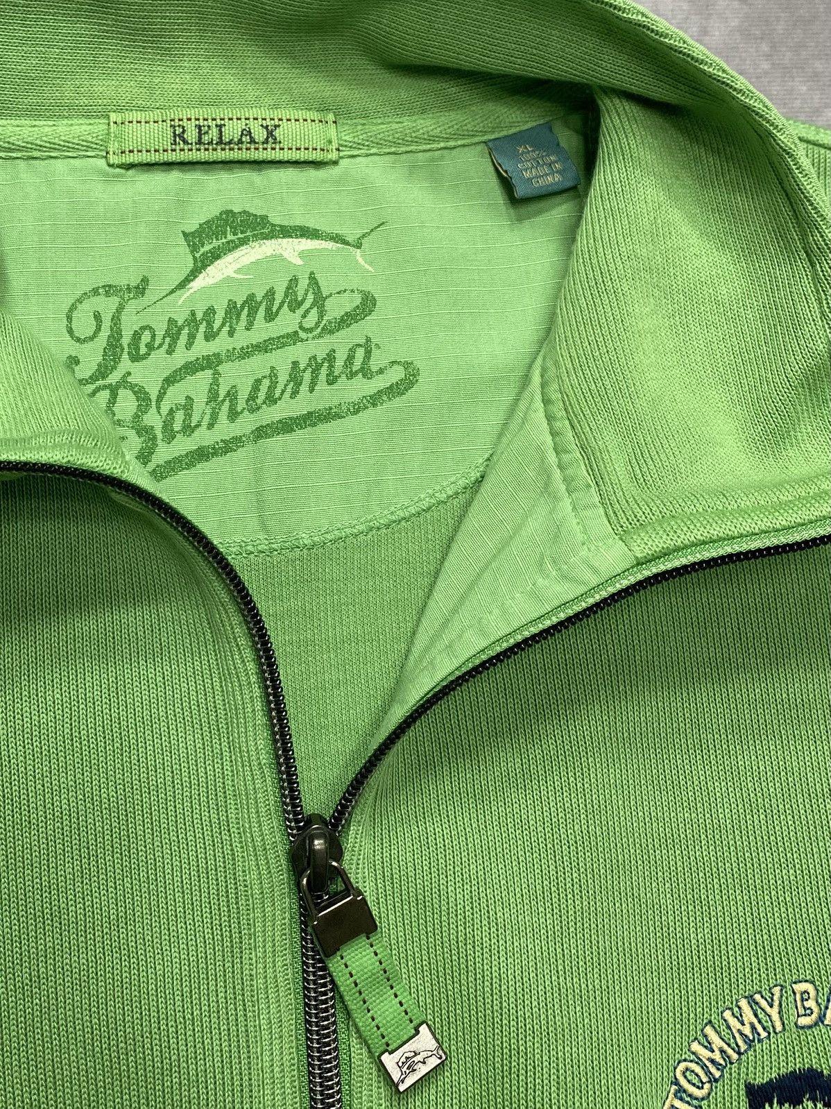 Tommy Bahama Vintage Tommy Bahama Quarter Zip Sweater Size US XL / EU 56 / 4 - 3 Thumbnail