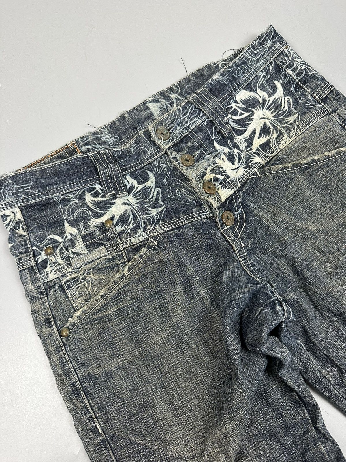 Marithe + Francois Girbaud Distressed Vintage Marithe Francois Girbaud Denim Size US 32 / EU 48 - 7 Thumbnail