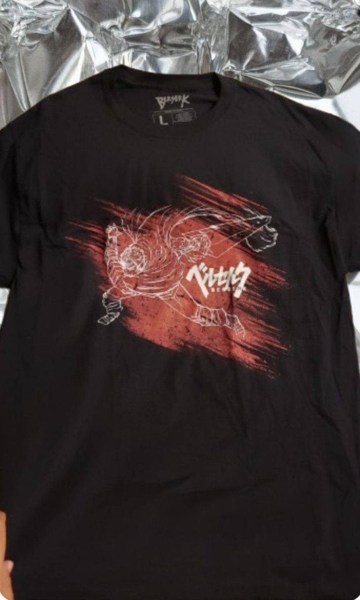 Anime RARE BERSERK ANIME T-SHIRT LIMITED EDITION ! L Size US L / EU 52-54 / 3 - 1 Thumbnail