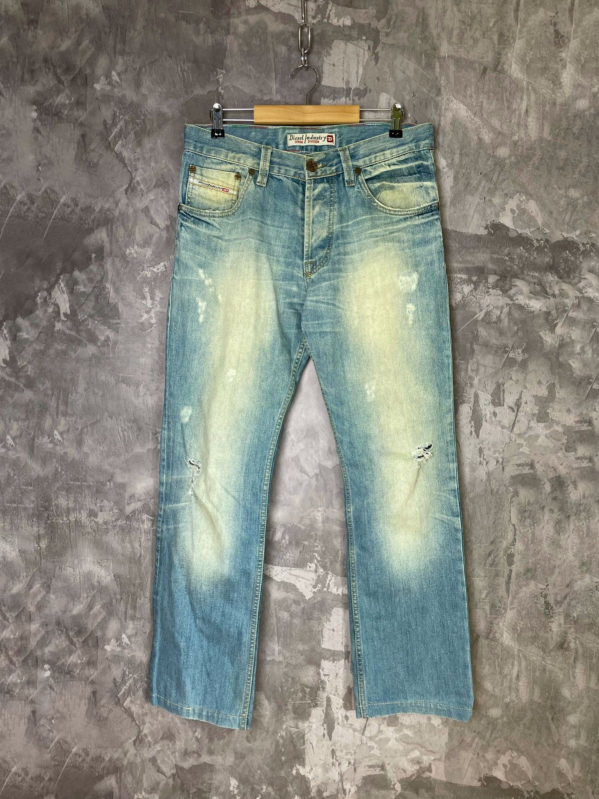 Diesel × Vintage Diesel Y2K Distressed Vintage 90s Baggy Jeans Size US 32 / EU 48 - 1 Thumbnail