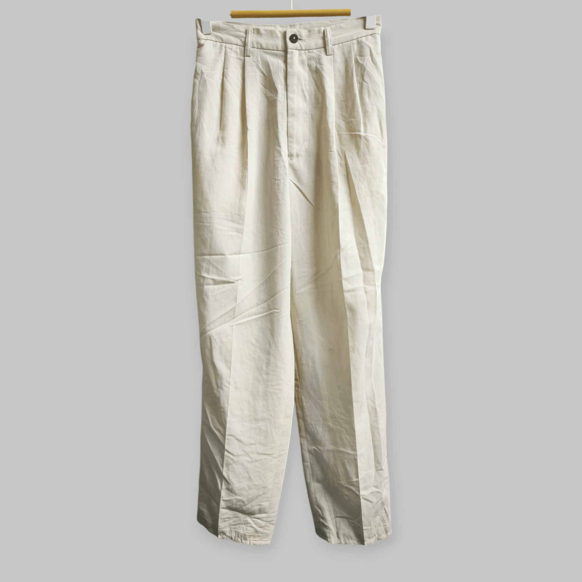 Japanese Brand × Y's × Yohji Yamamoto Iwish by Y's bis Basic Nylon Slack Pants Size 26" / US 2 / IT 38 - 1 Thumbnail