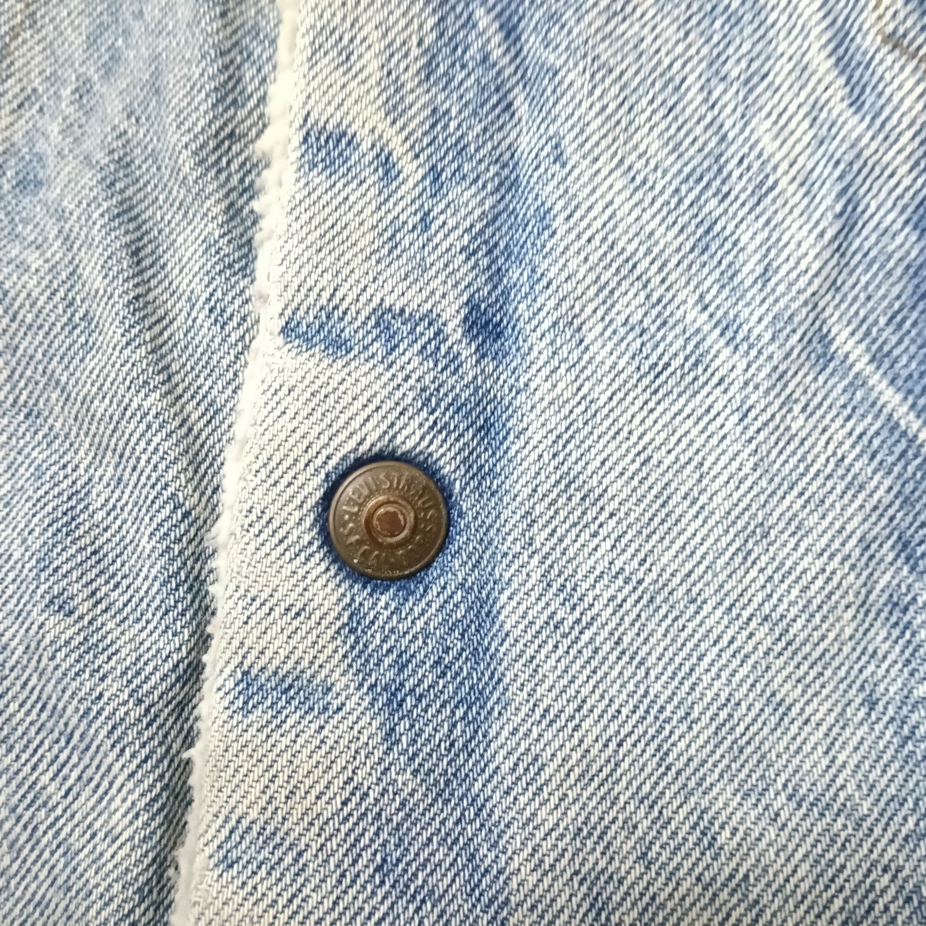 Levi's Vintage 70s Levis Trucker Sherpa Jacket Size US M / EU 48-50 / 2 - 9 Thumbnail