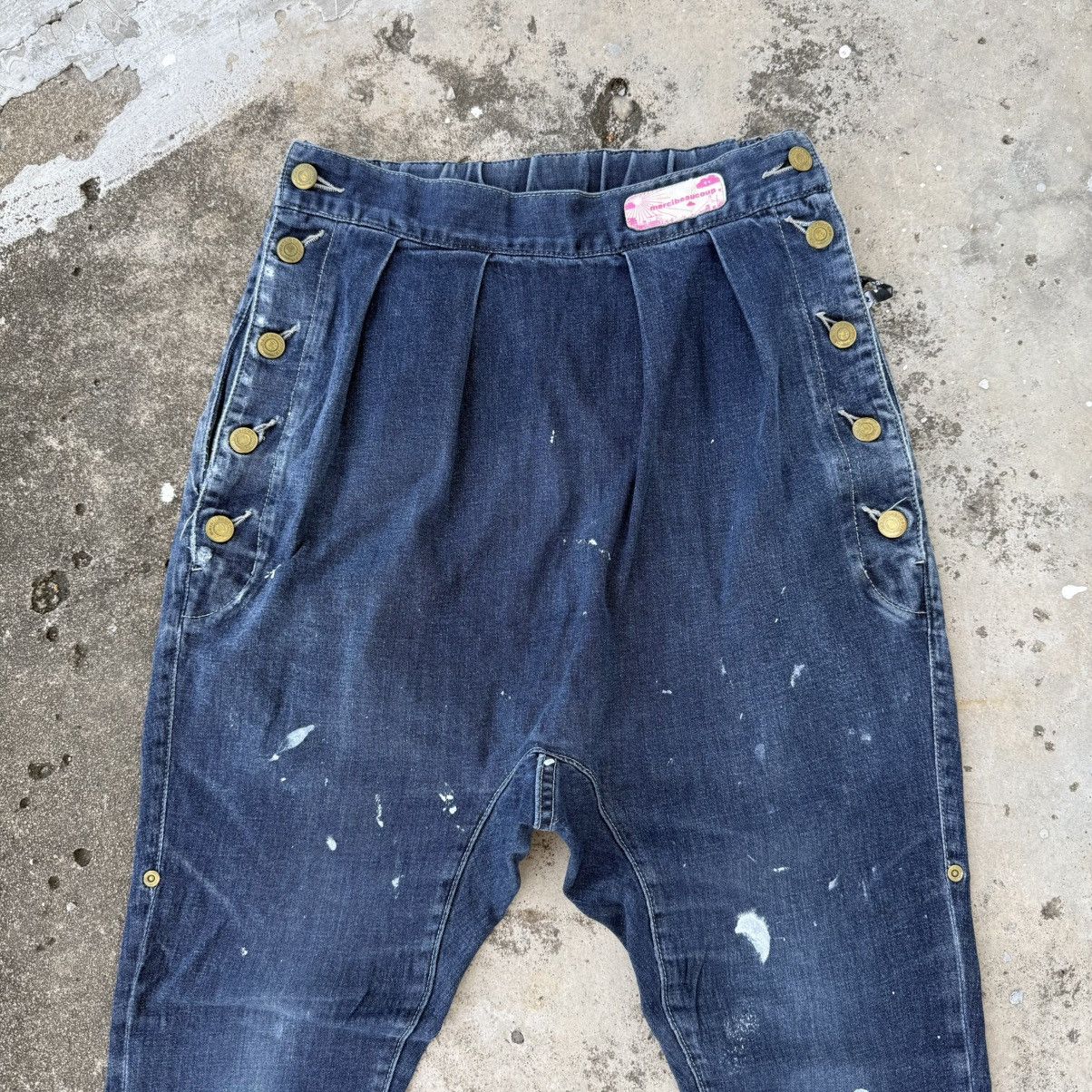 Issey Miyake × mercibeaucoup VINTAGE MERCIBEAUCOUP BY ISSEY MIYAKE DENIM PANTS Size US 28 / EU 44 - 3 Thumbnail