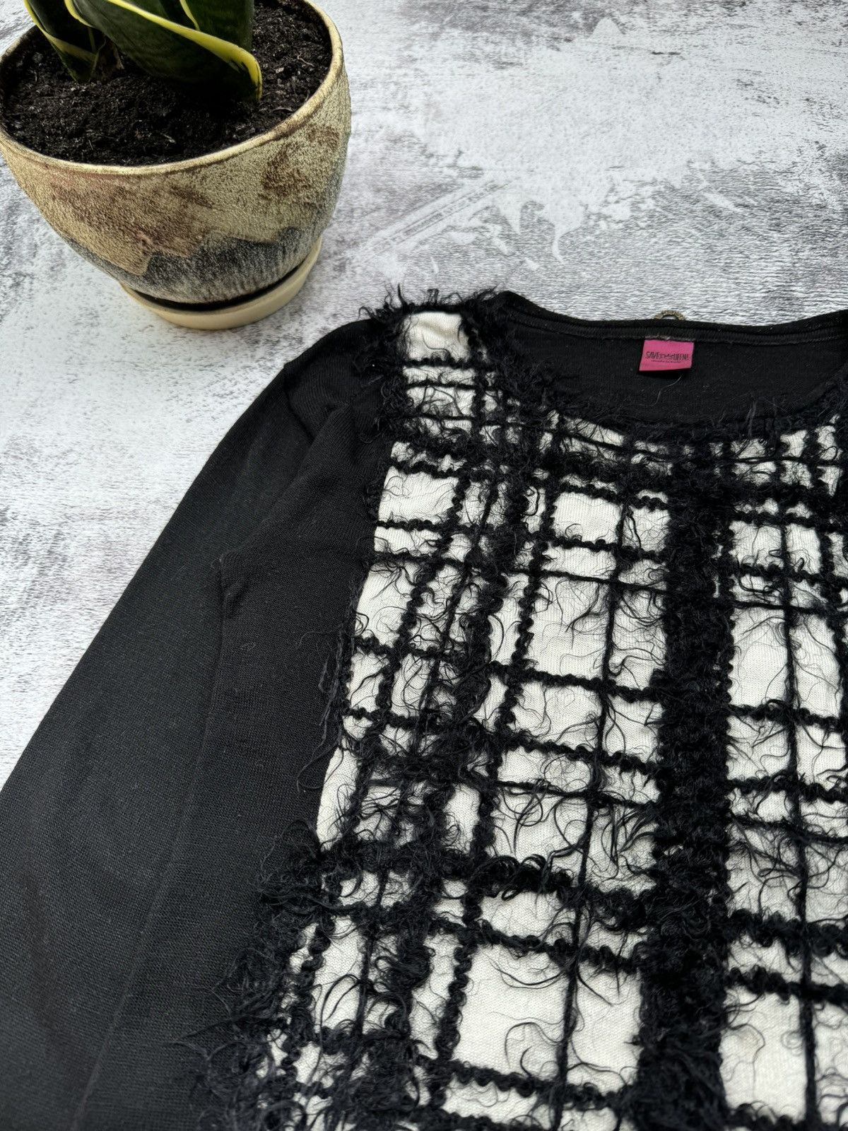 Designer Vintage Distressed Y2K Save The Queen ! Luxury Sweater Size S / US 4 / IT 40 - 10 Thumbnail