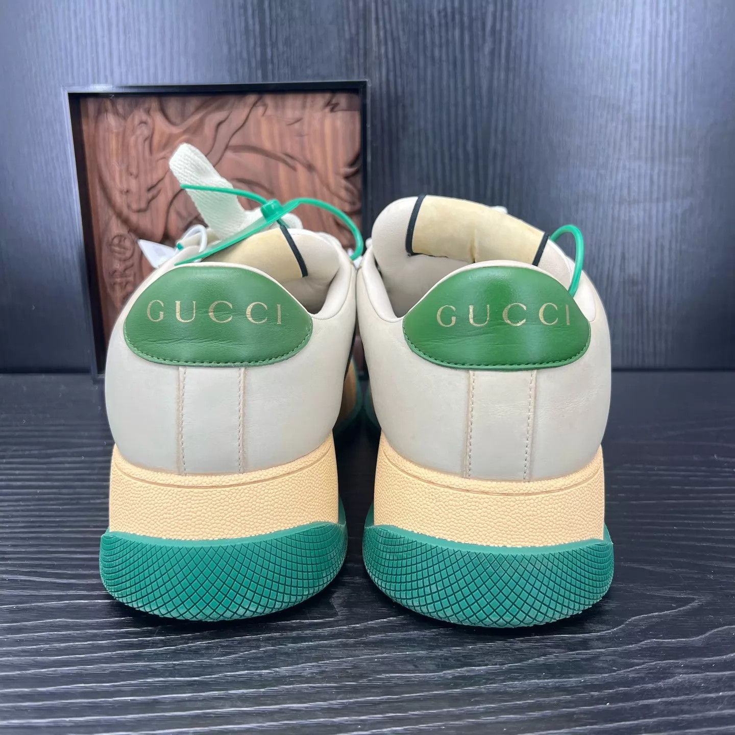 Gucci Gucci Rhyton Enamel Green US9.5/EU43.5 Size US 10.5 / EU 43-44 - 3 Thumbnail