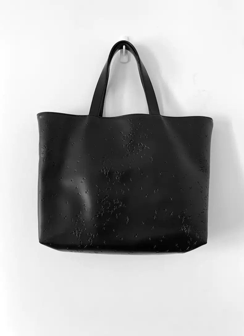 Pre-owned Undercover Witch's Cross Tote Shoulder Bag In Black
