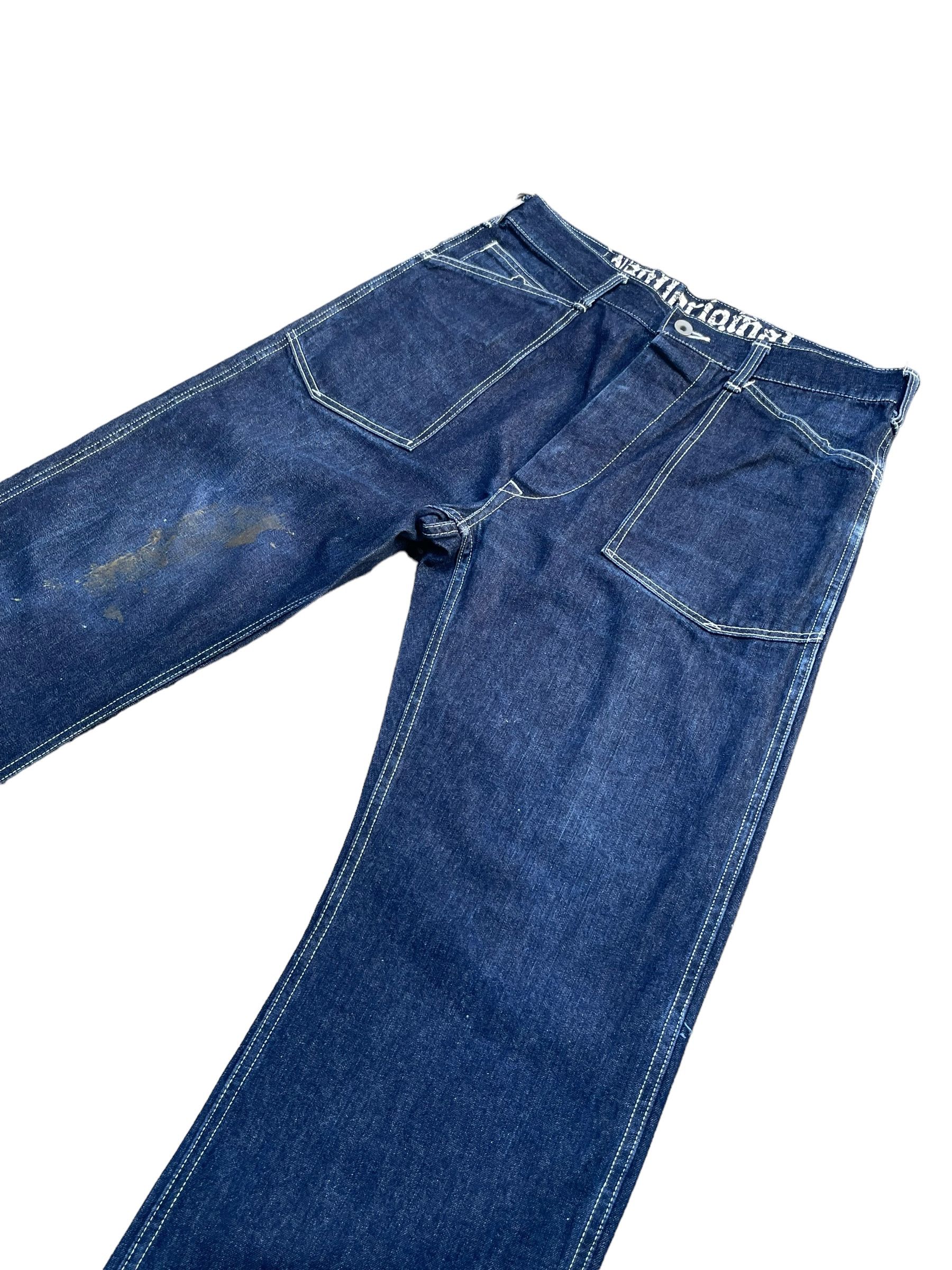 If Six Was Nine Vintage Bull Original Denim Baker Pant Size US 33 - 2 Thumbnail