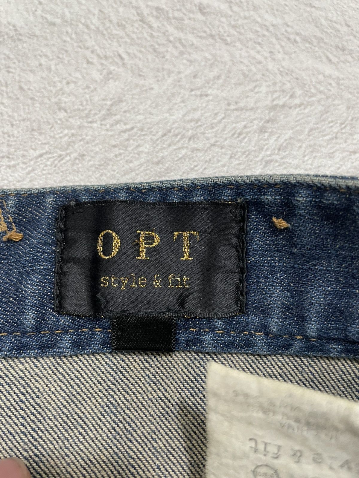 If Six Was Nine 2000s OPT Washed Denim y2k Size US 36 / EU 52 - 6 Thumbnail
