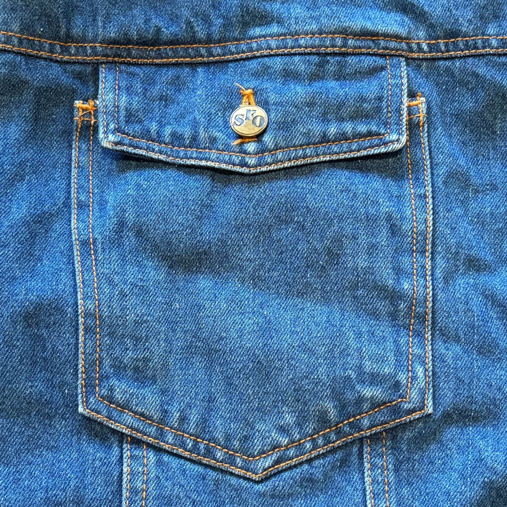Denime VINTAGE Santa Fe Outback Jacket Shirt Mens XL Blue Denim Aztec Lined Western Work Size US XL / EU 56 / 4 - 7 Thumbnail