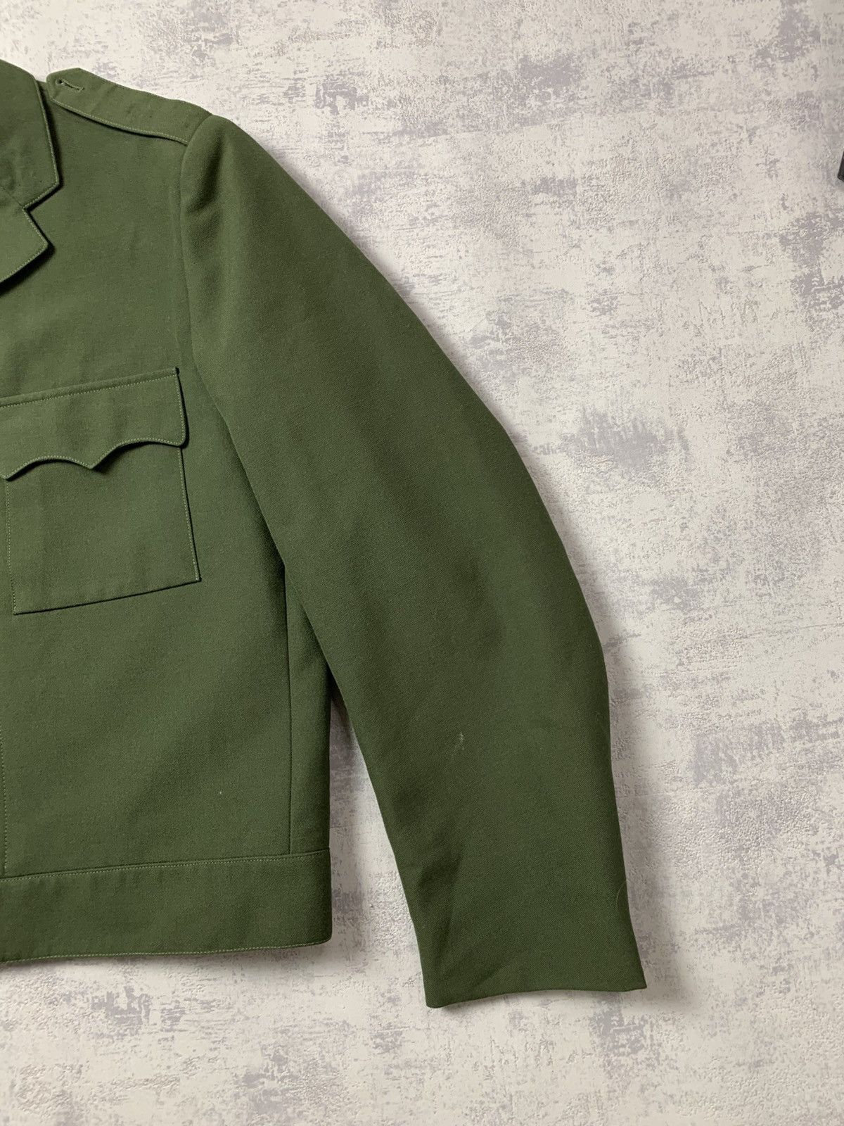 Vintage 80s Cropped Swedish Army Jacket Boxy Vintage Y2K Size US M / EU 48-50 / 2 - 4 Thumbnail