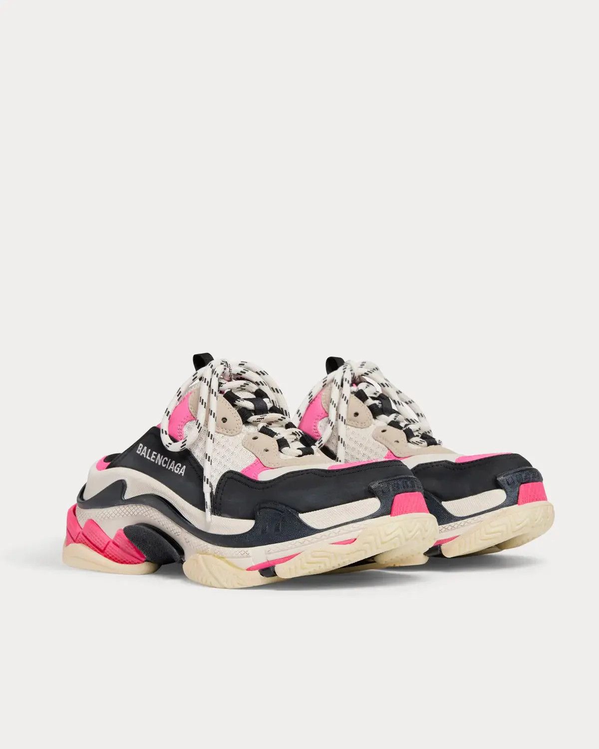 Balenciaga o1w1db10625 Triple S Mules in Multicolor Size US 10 / IT 40 - 2 Thumbnail