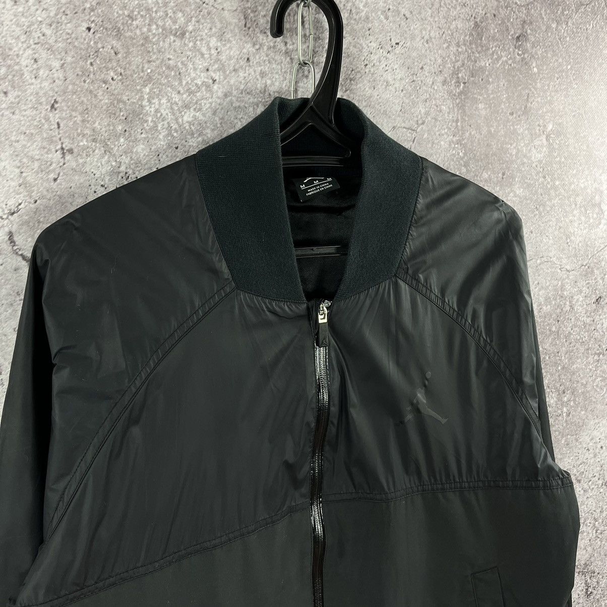 Jordan Brand Jordan Nylon Bomber Jacket Full Zip Y2K Drill Black Size M Size US M / EU 48-50 / 2 - 2 Thumbnail