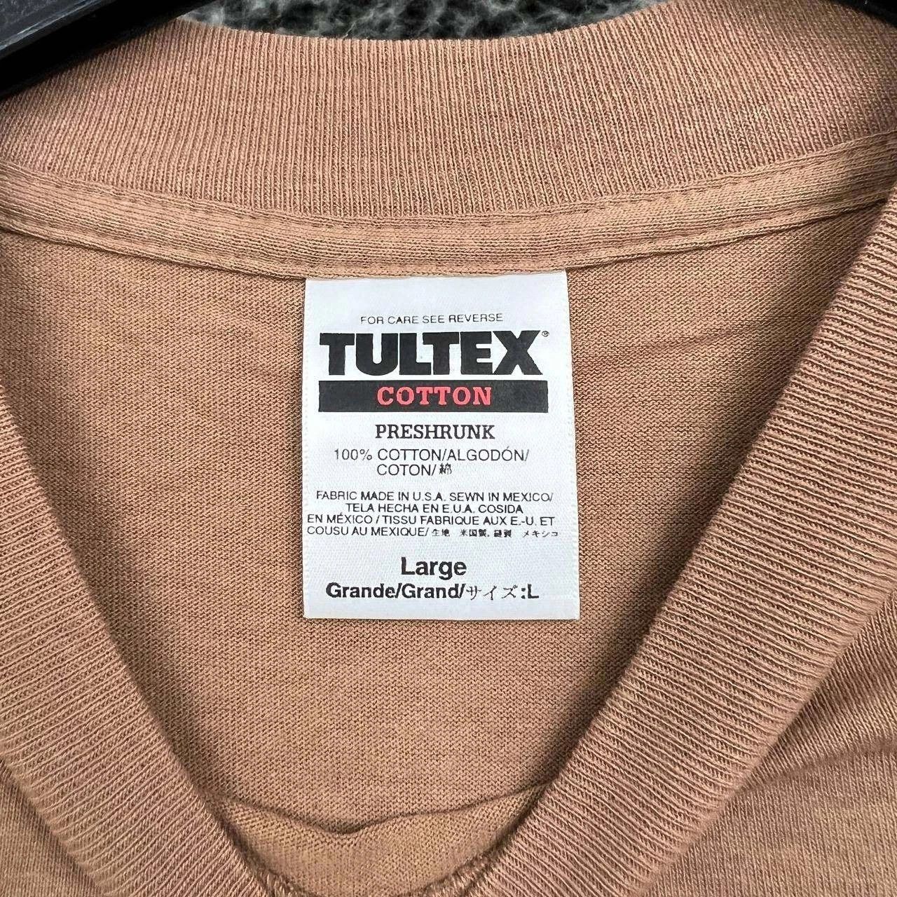 Tultex Vintage Flysurf Shirt Men Short Sleeve Crew Neck L Cotton Size US L / EU 52-54 / 3 - 4 Thumbnail