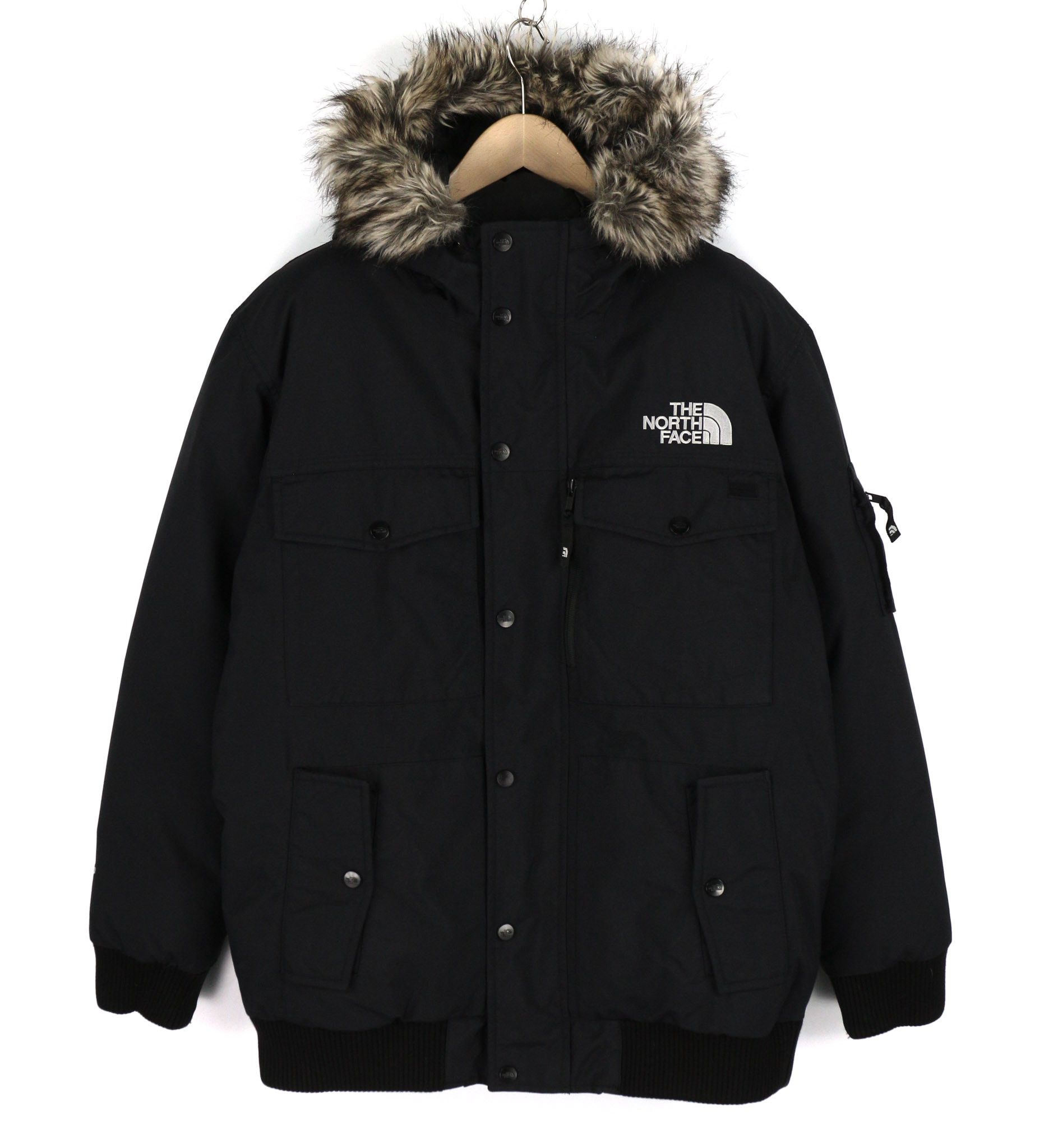 The North Face XL Black Hooded Goose Down Insulated DryVent Jacket 82628 Size US XL / EU 56 / 4 - 1 Thumbnail