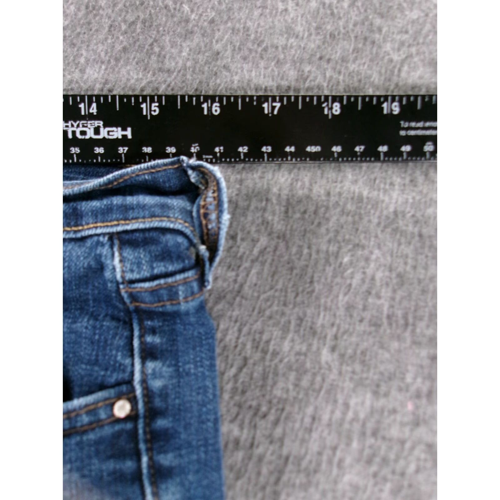 Levi's VINTAGE Levi's 505 Jeans Women 8 Blue Straight Regular Dark Wash Distressed 80s 90s Logo Cowboy Rock Western 5-Pocket Womens Size 30" / US 8 / IT 44 - 4 Thumbnail