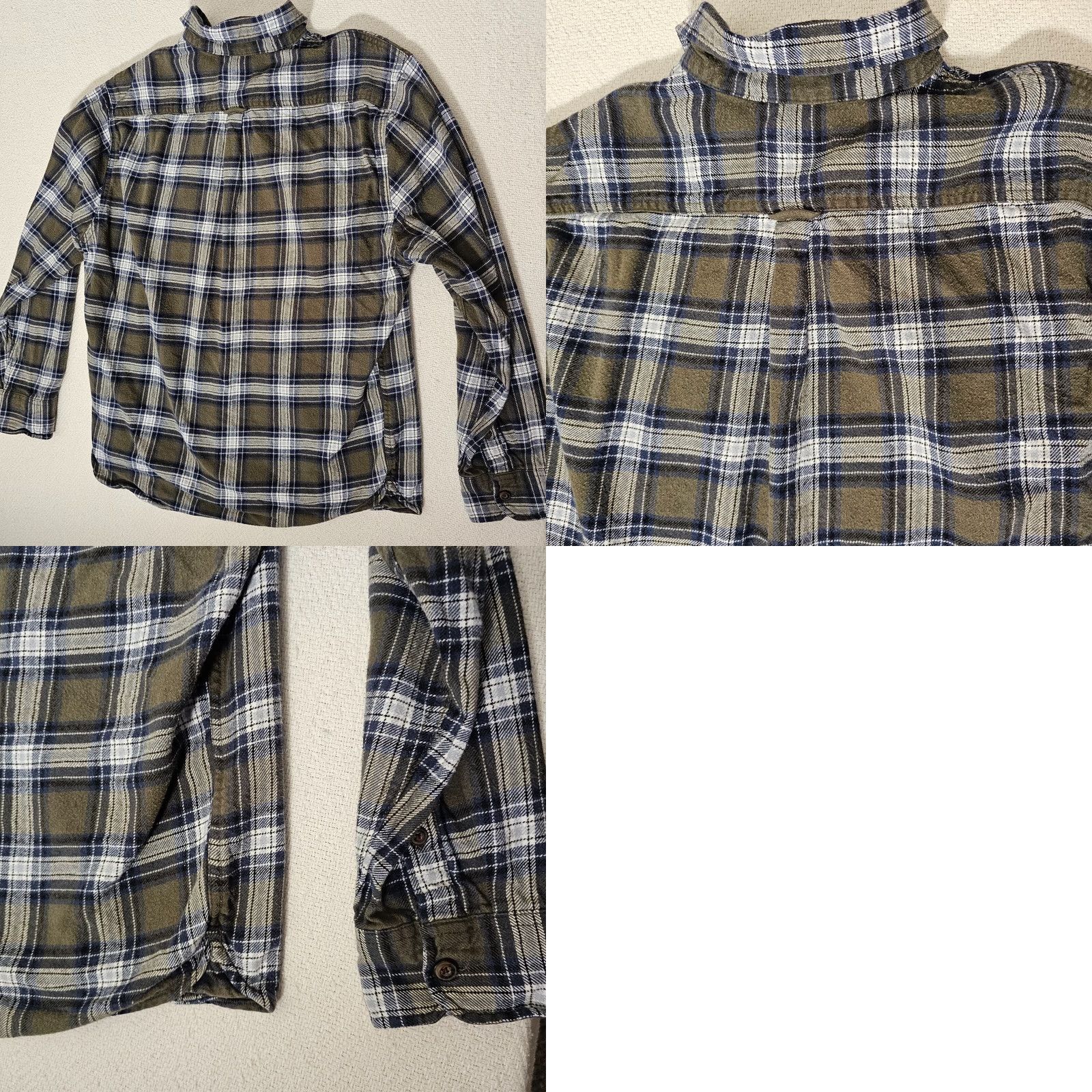 Vintage JACHS Shirt Men's L Green Blue Plaid Flannel Cotton Long Sleeve Button-Up Collar Spread Vintage: No, Regular Fit, 100% Cotton, Logo Size US L / EU 52-54 / 3 - 8 Thumbnail