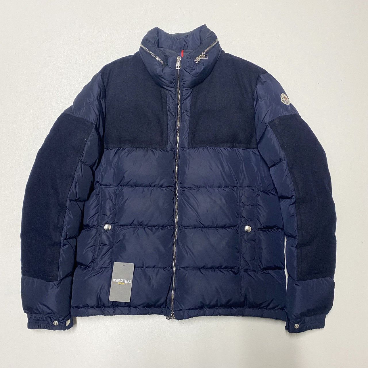 Moncler Moncler arcs mens down jacket puffer size M L 3 2 navy 