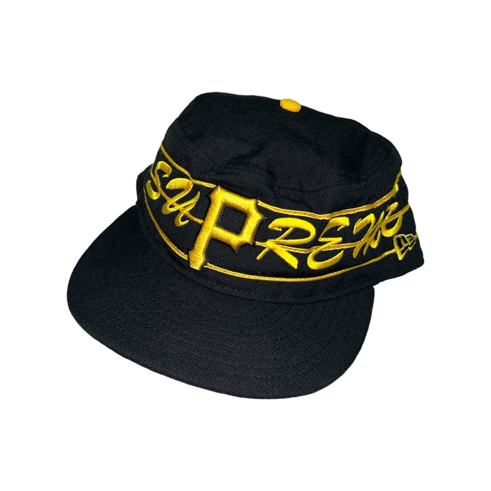 image of New Era Pirates Pillbox Hat in Black, Men's