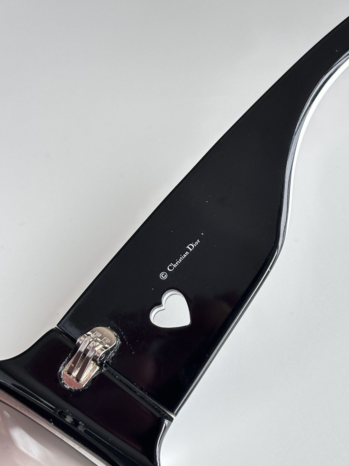 Dior DIOR Heart Logo LovinglyDior 1 Sunglasses Black Y2K Size ONE SIZE - 7 Thumbnail