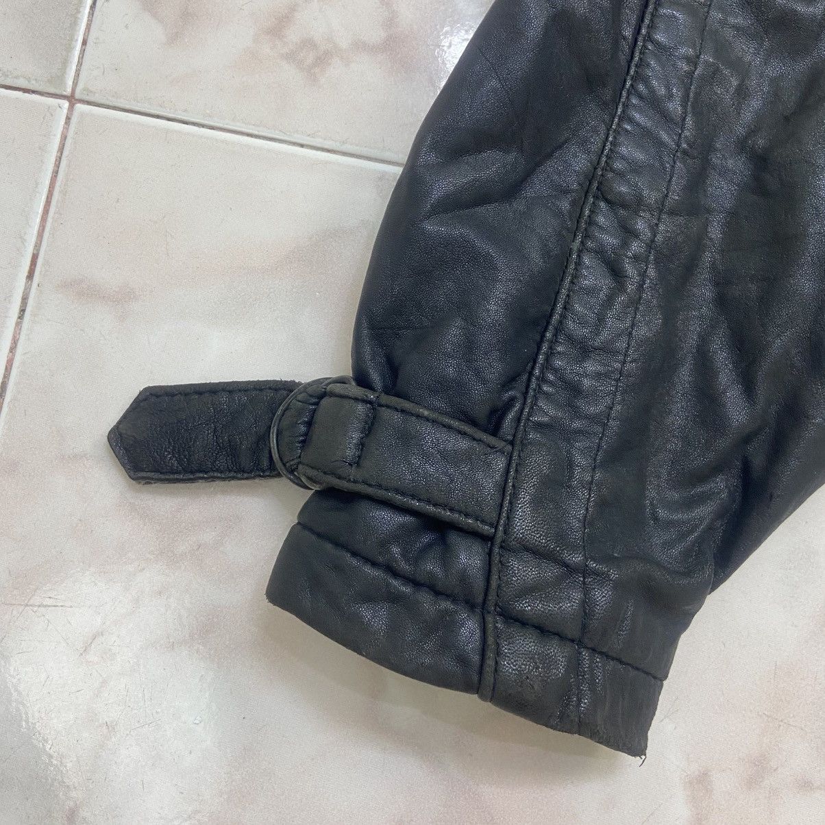 Genuine Leather × Leather Attitude Pegabo Bomber Style Loose Oversize Leather Jacket Size US M / EU 48-50 / 2 - 10 Thumbnail