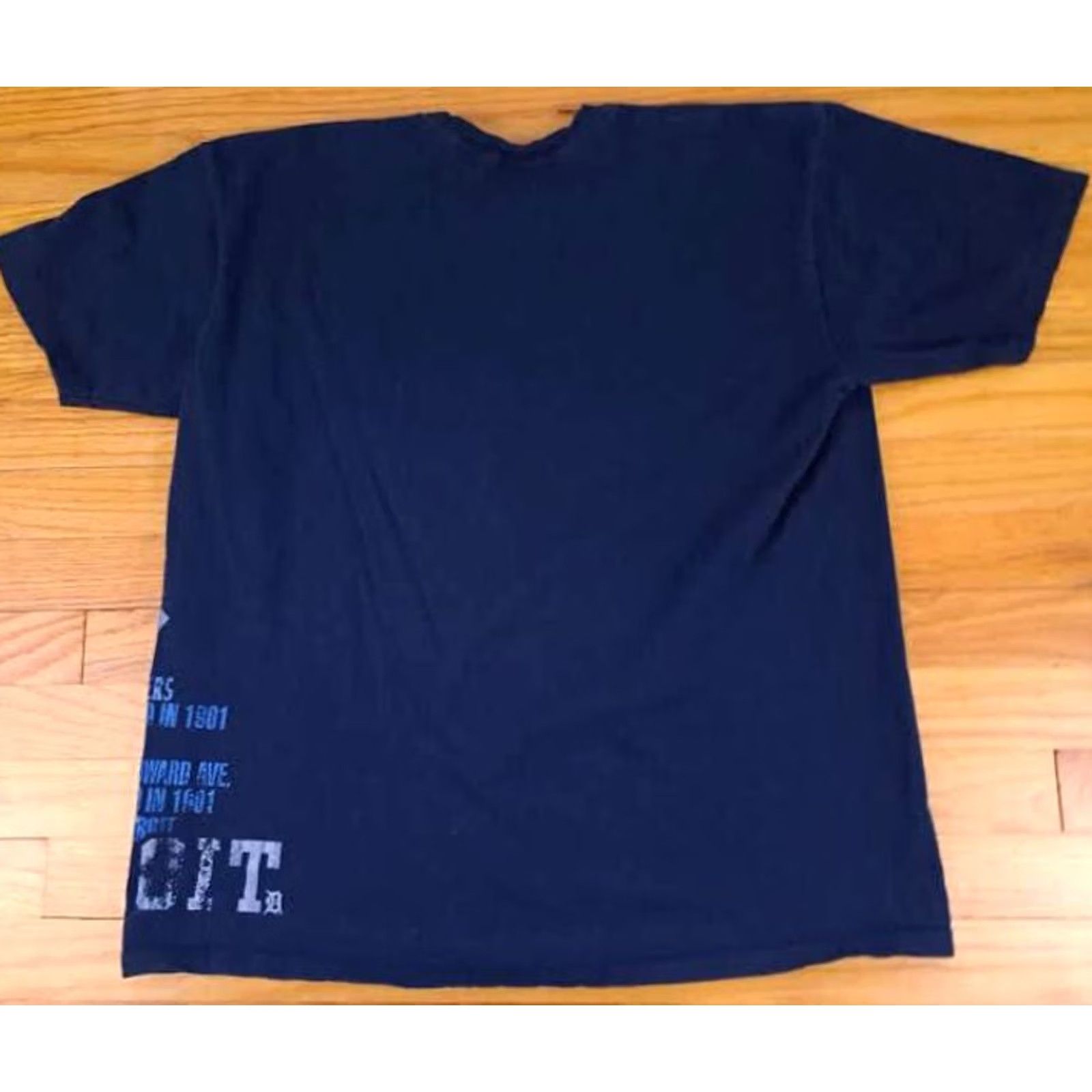 Vintage Majestic Detroit Tigers Baseball T-Shirt XL Blue Mens Regular X-Large American League Classic Sports Size US XL / EU 56 / 4 - 4 Thumbnail