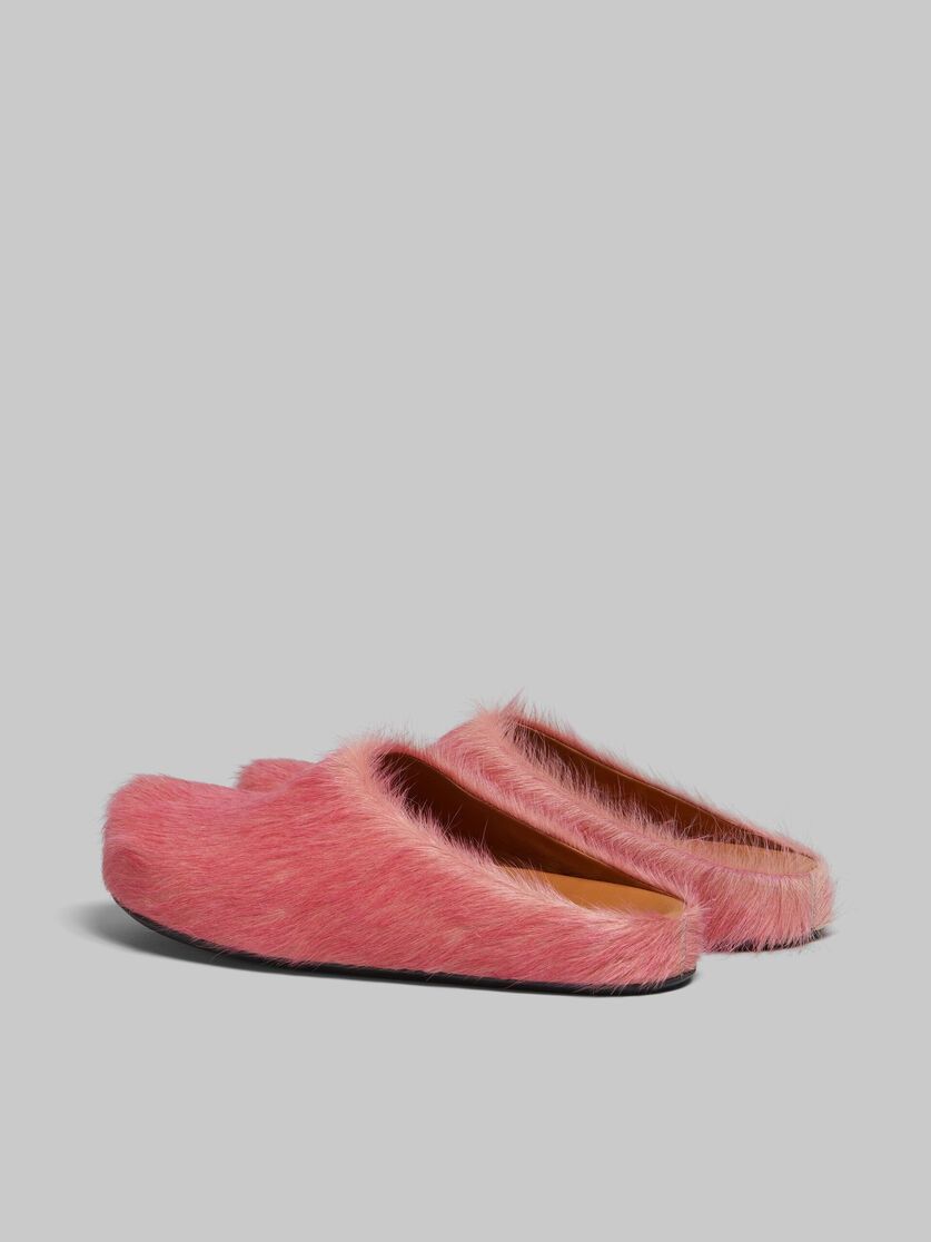 Marni o1f1d3z0126 Long Hair Fussbett Sabot Mules in Pink Size US 8 / IT 38 - 3 Thumbnail