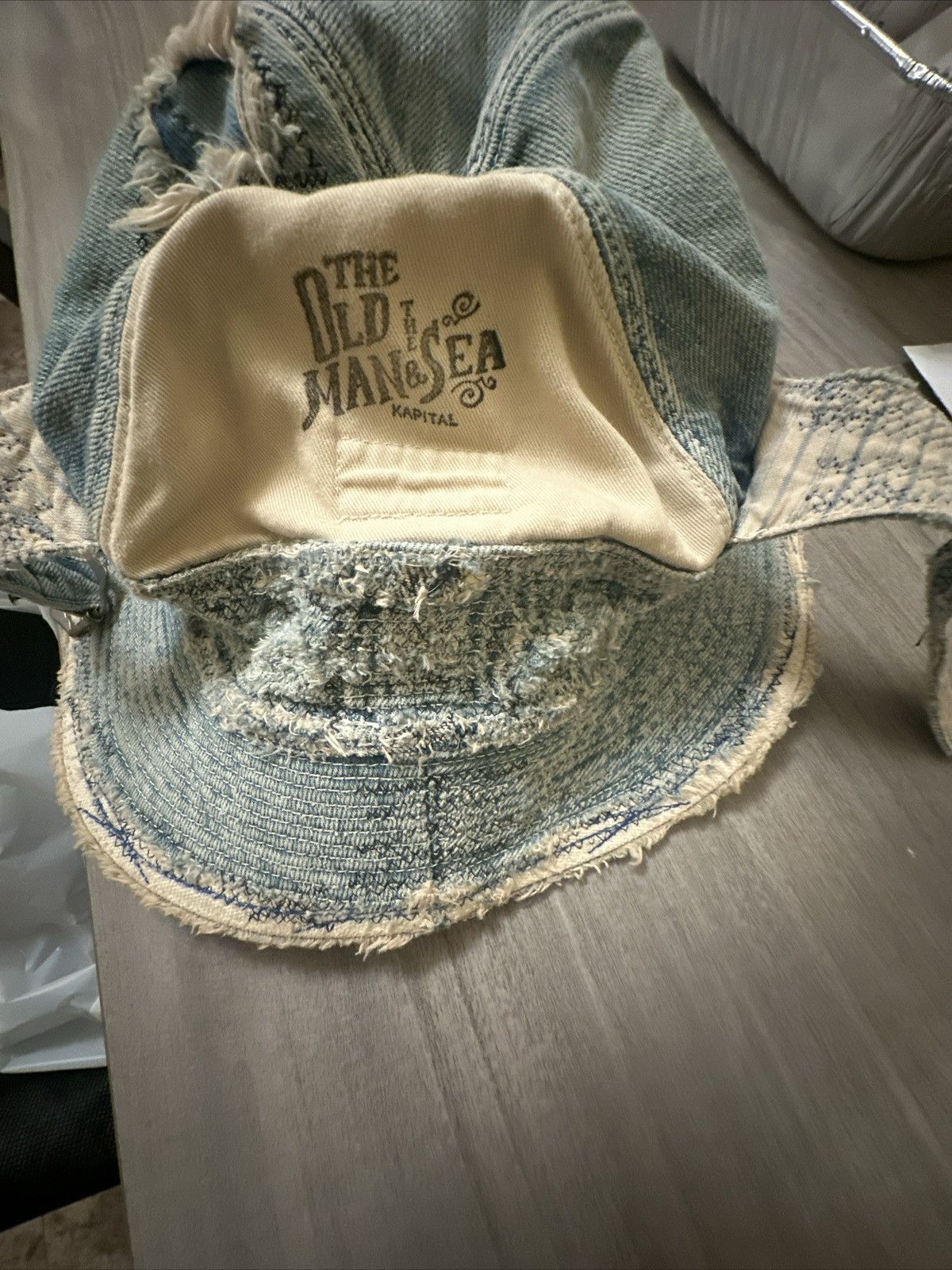 Kapital Kountry Kapital Kountry denim bucket hat Size ONE SIZE - 4 Thumbnail