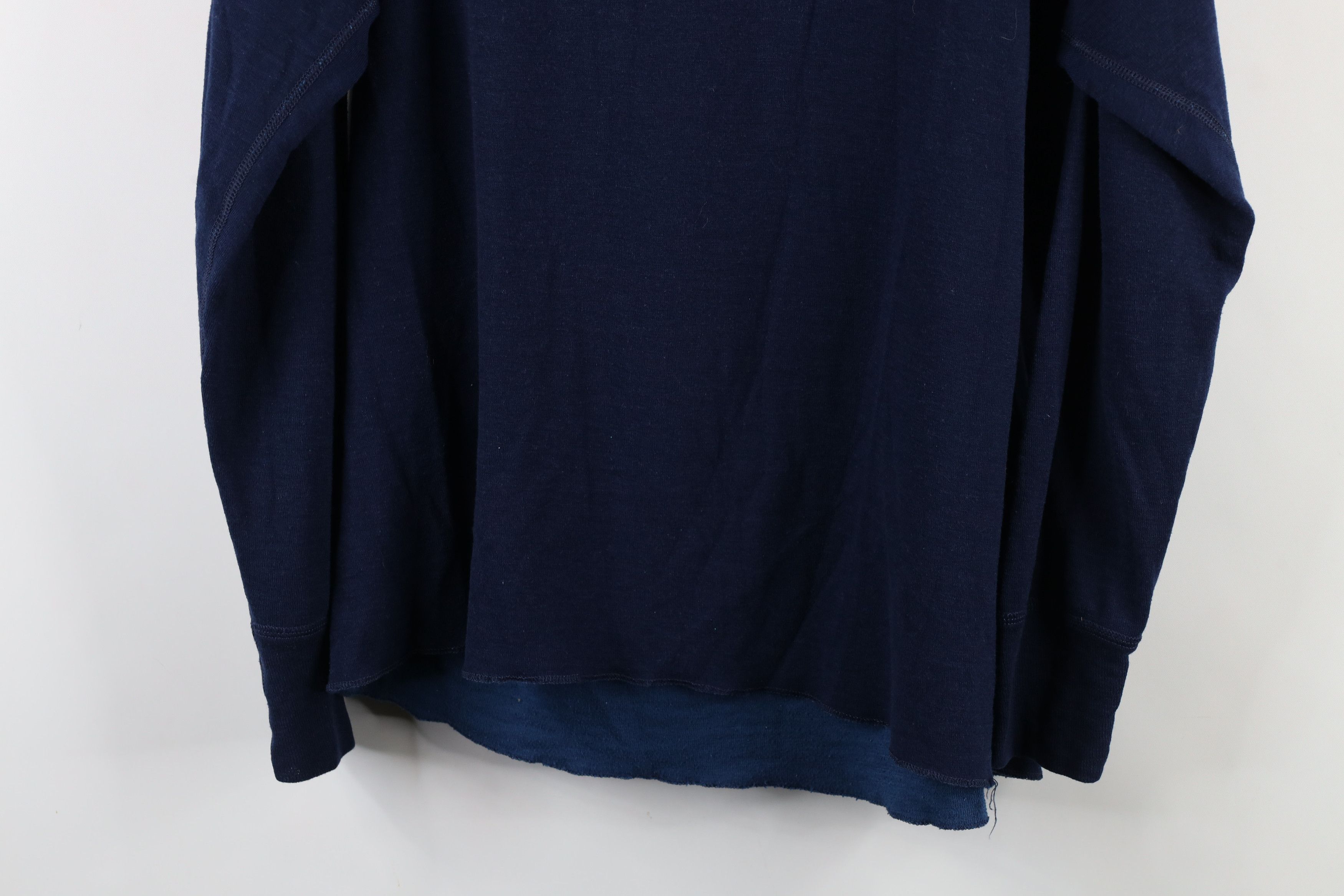 Vintage Vintage 70s Streetwear Wool Blend Knit Henley T-Shirt USA Size US XL / EU 56 / 4 - 14 Thumbnail