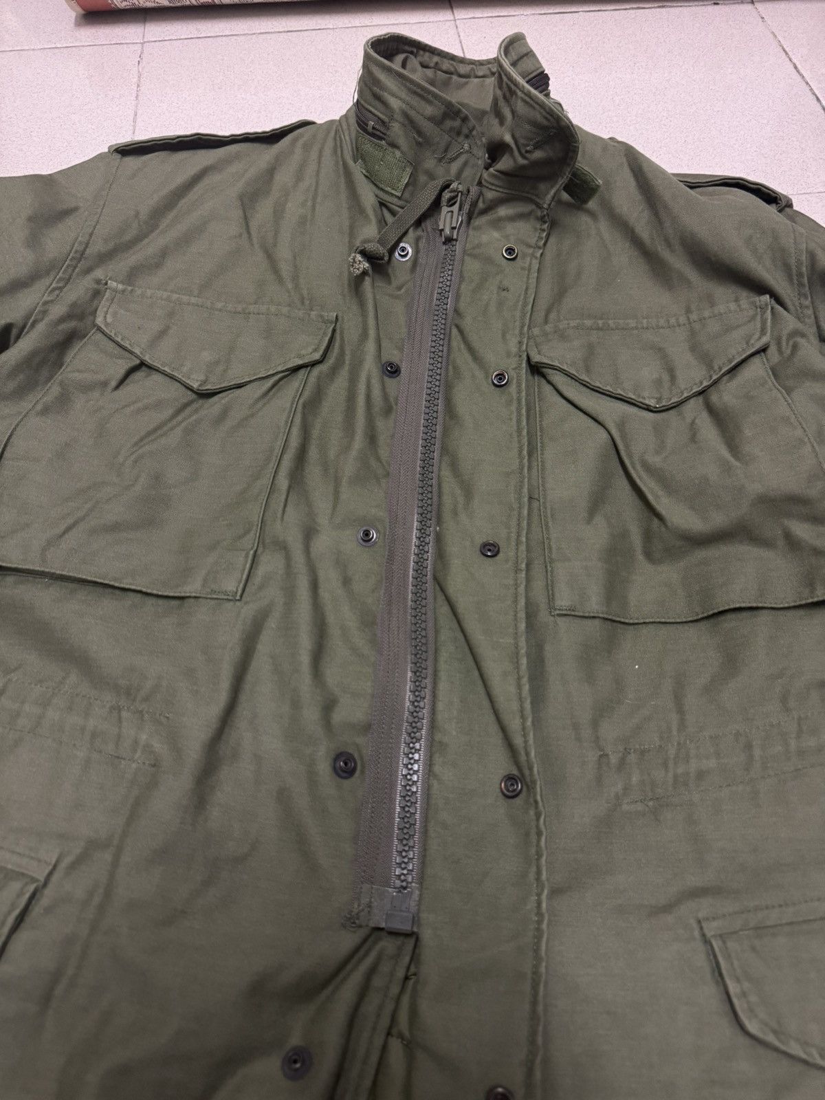 Vintage TAXI DRIVER M-65 MILITARY JACKET BY ISRATEX Size US L / EU 52-54 / 3 - 9 Thumbnail